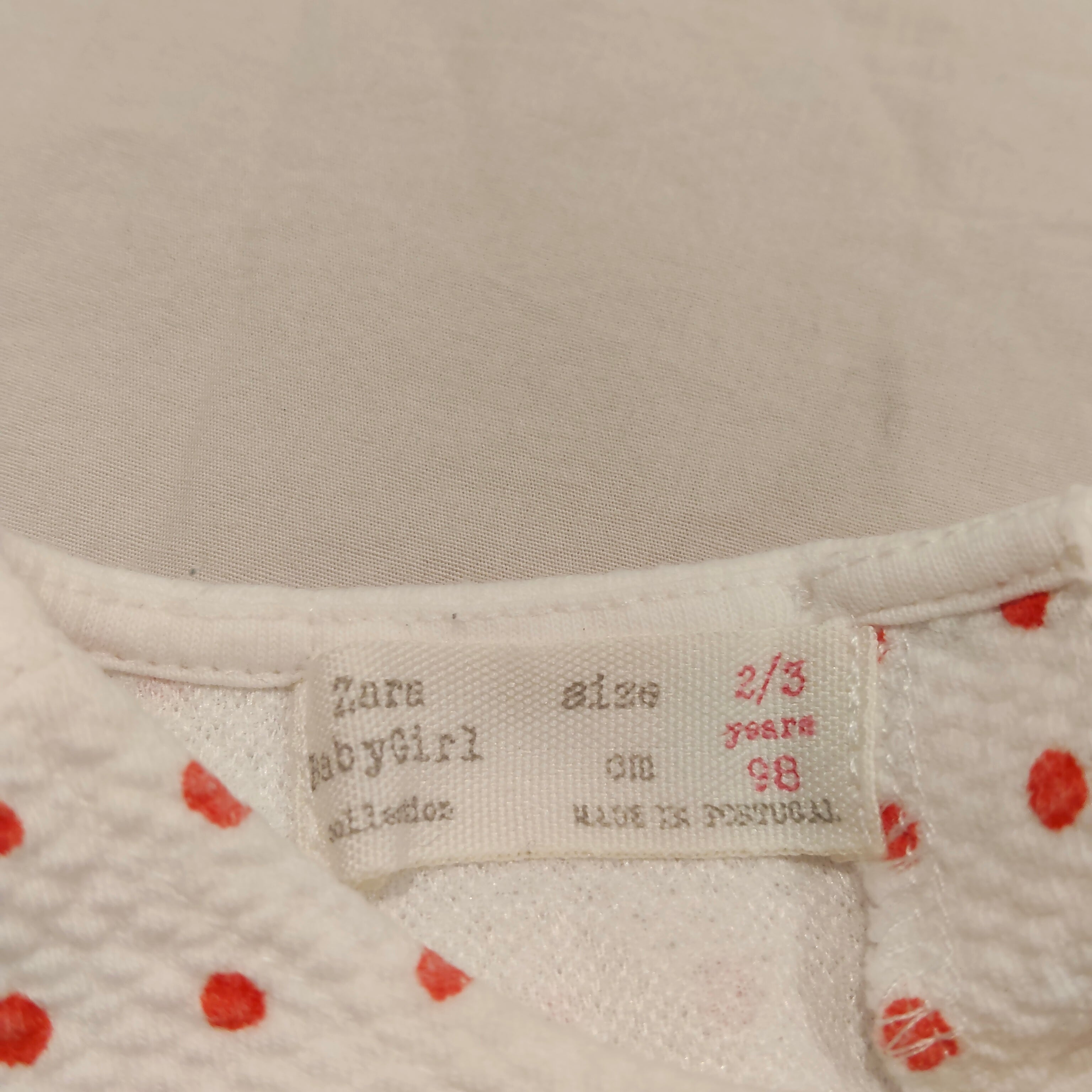 ZARA dress size 2-3yrs girls polka dot