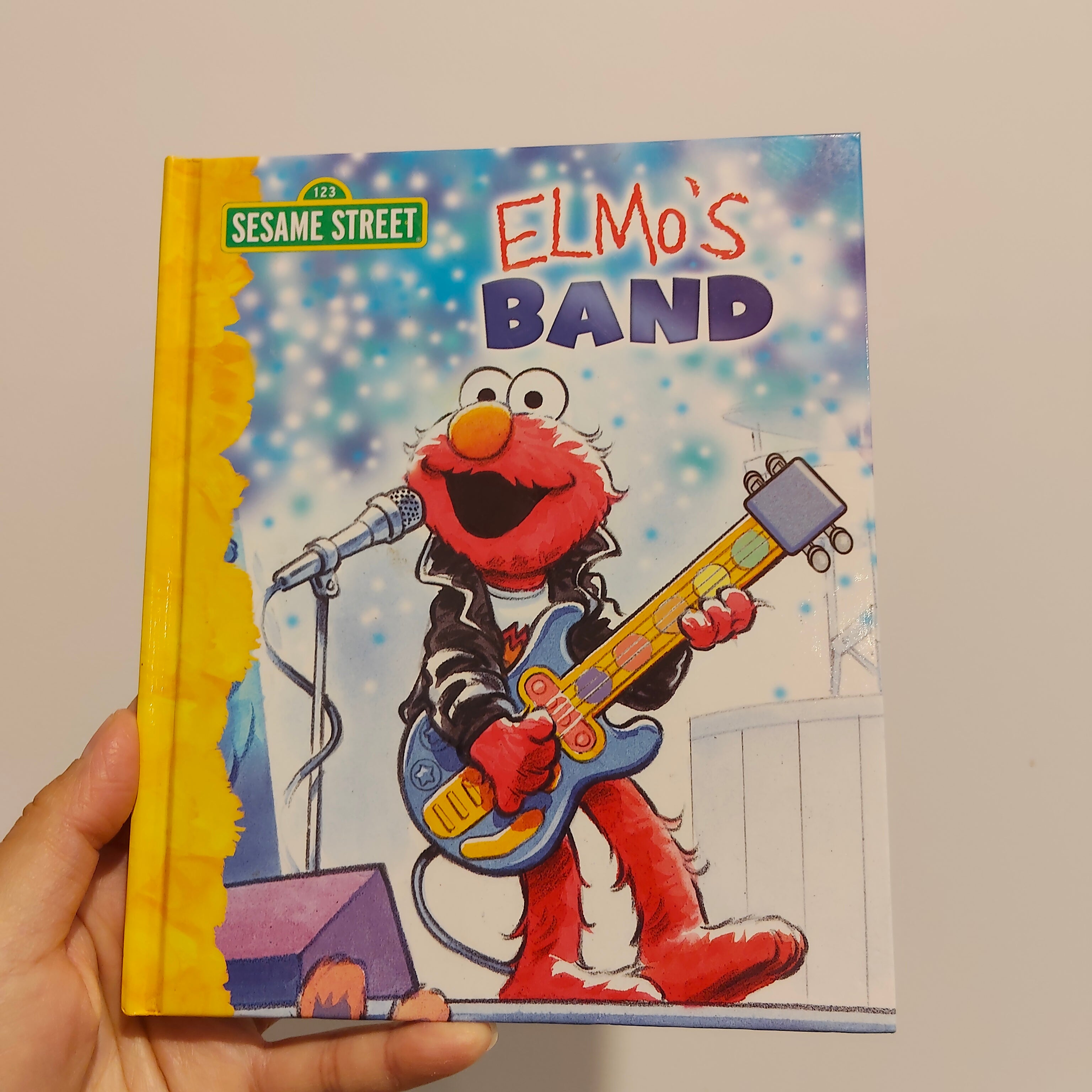 Sesame Street "Elmo's Band" Hardcover Book