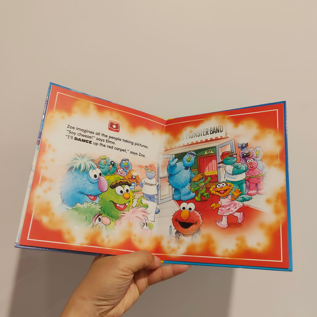 Sesame Street "Elmo's Band" Hardcover Book