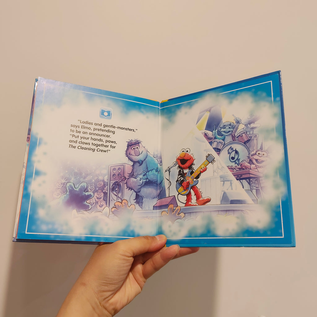 Sesame Street "Elmo's Band" Hardcover Book