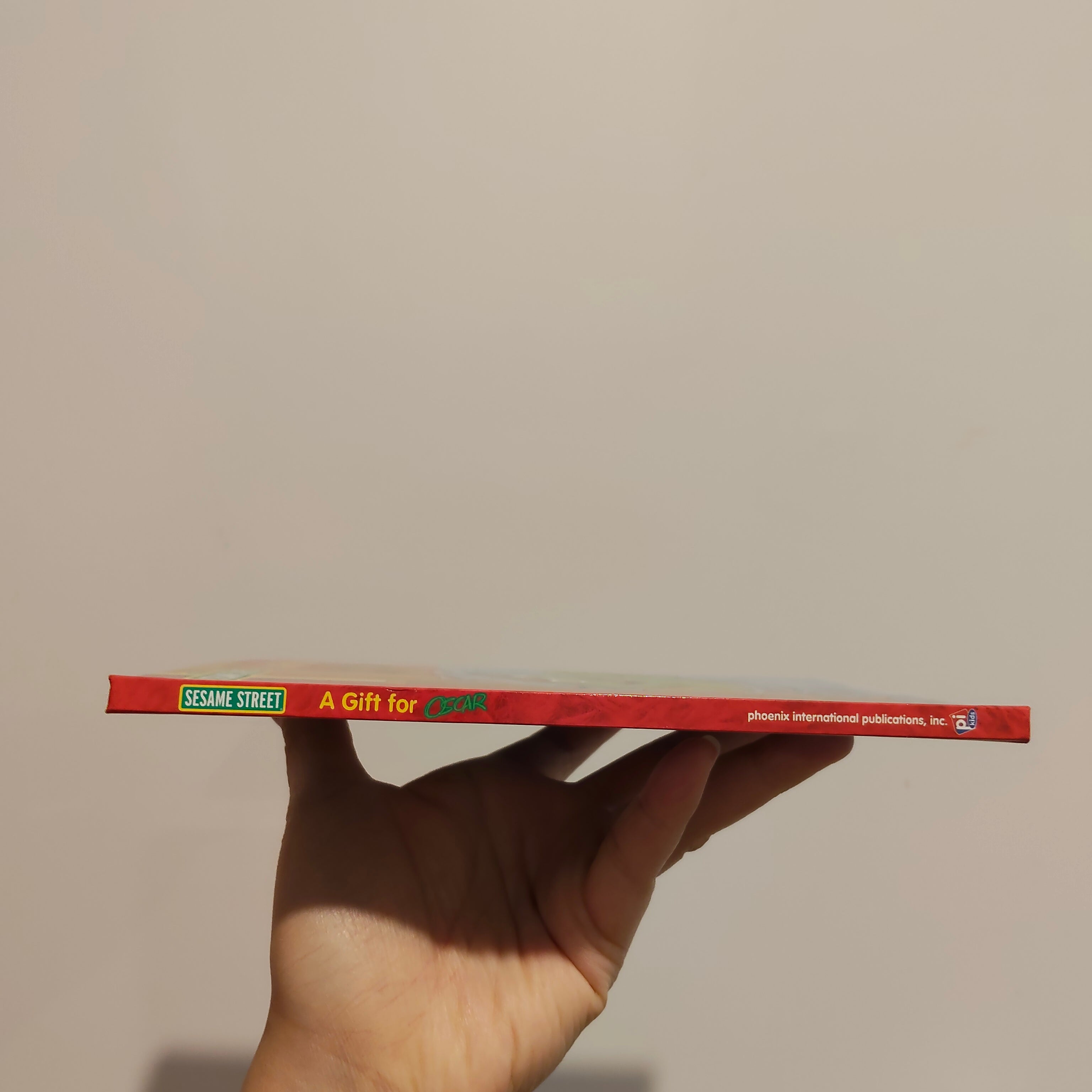 Sesame Street "A Gift for Oscar" Hardcover Book