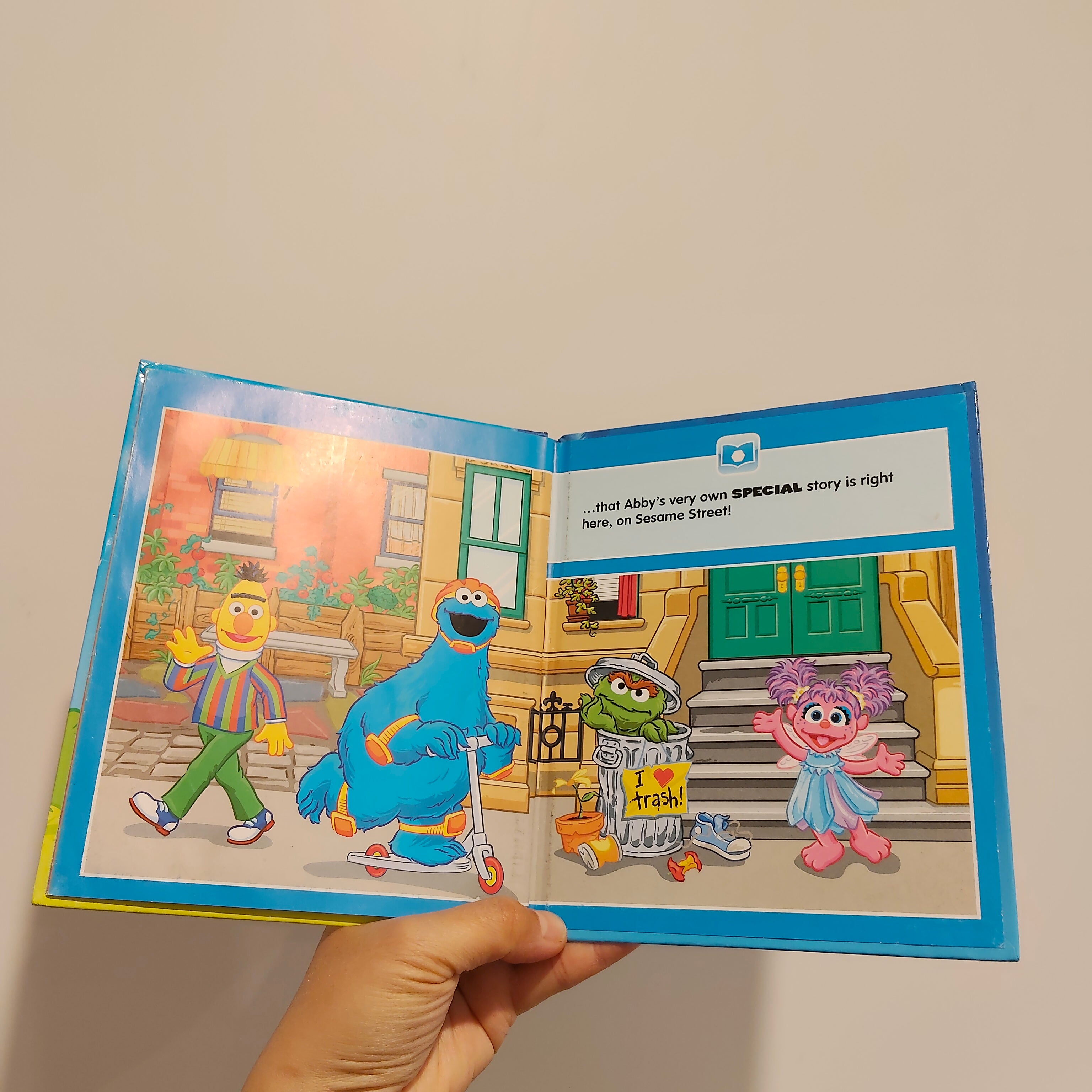 Sesame Street "An Abby Tale" Hardcover Book