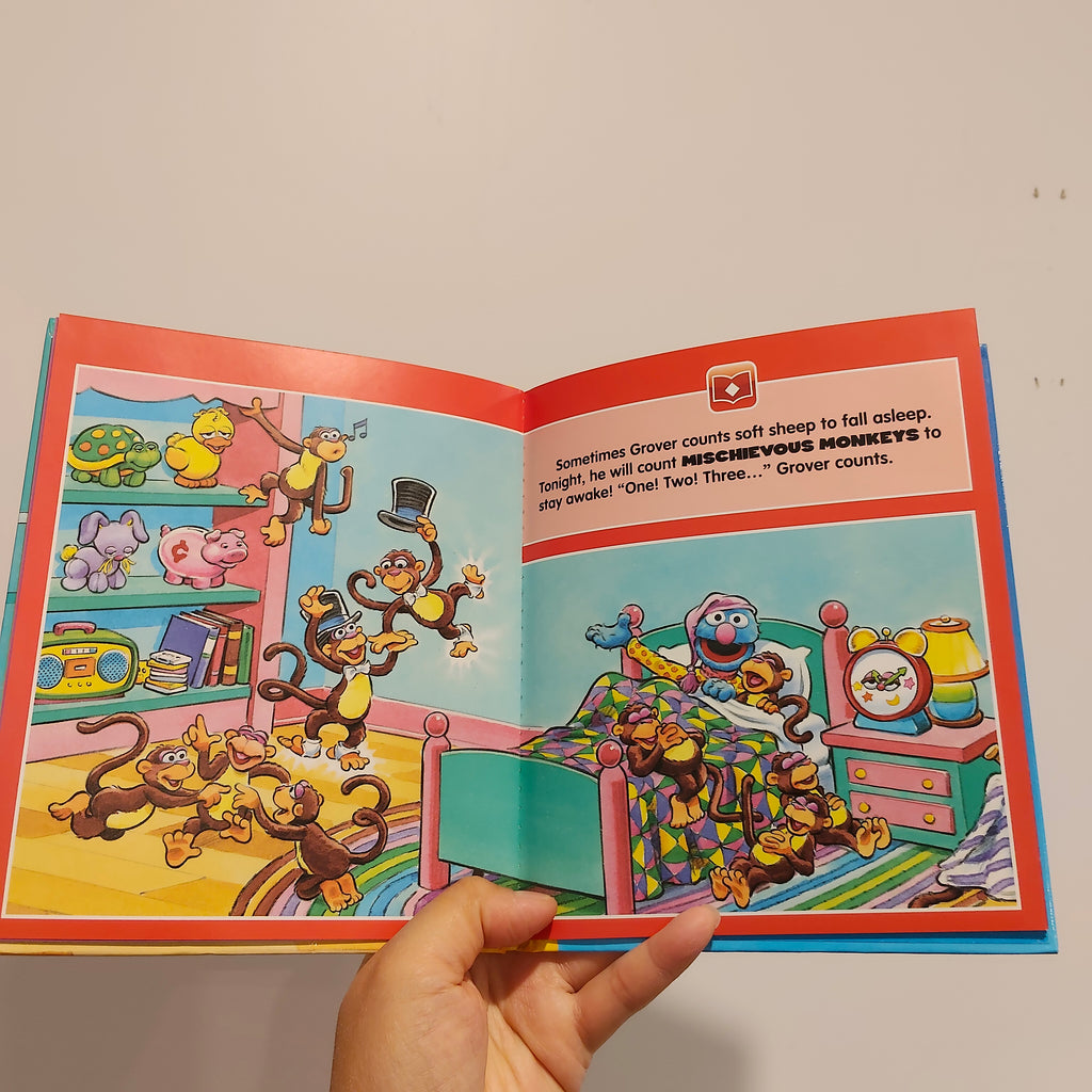 Sesame Street "Up Late Grover" Hardcover Book