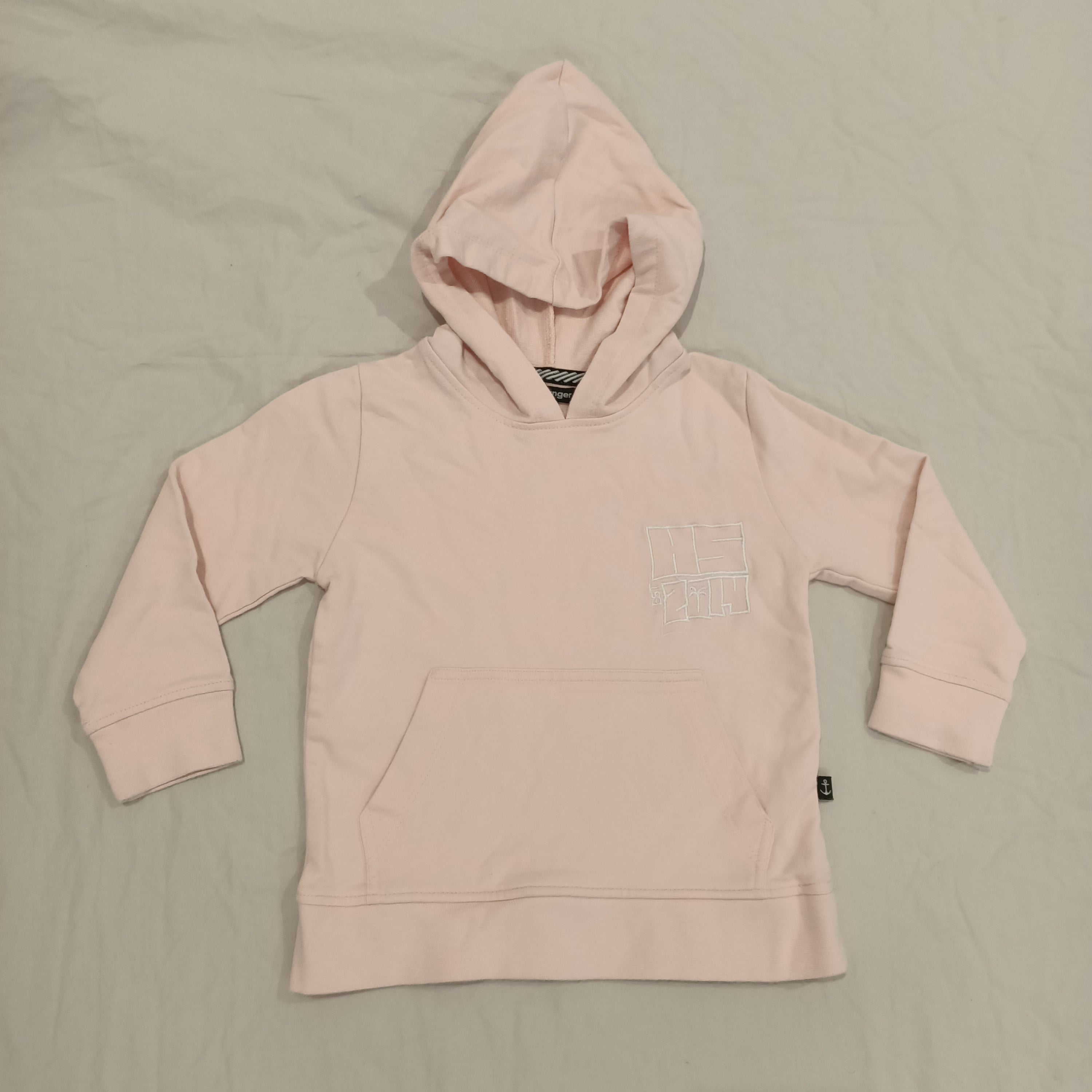 HELLO STRANGER hoodie size 2yrs pink