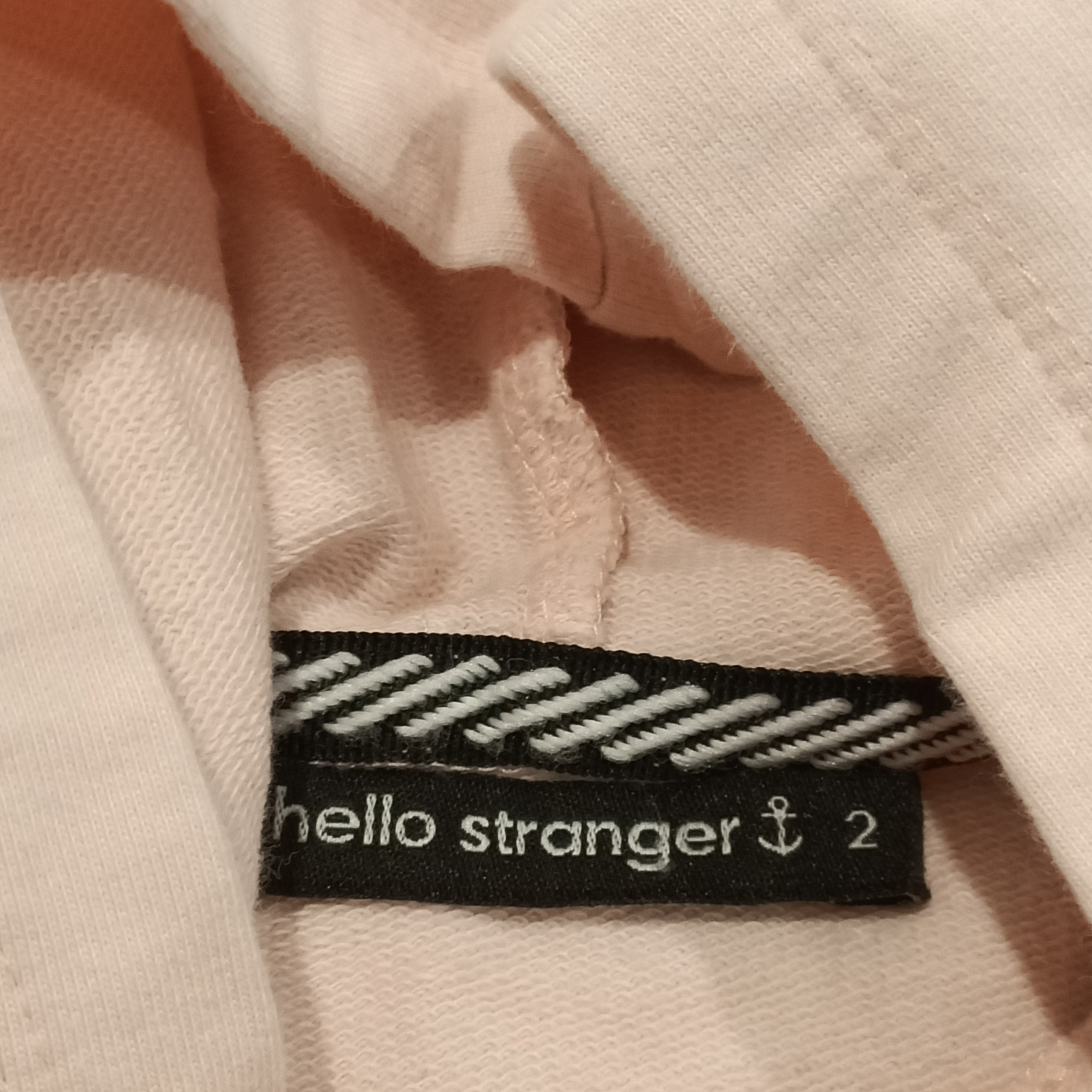 HELLO STRANGER hoodie size 2yrs pink