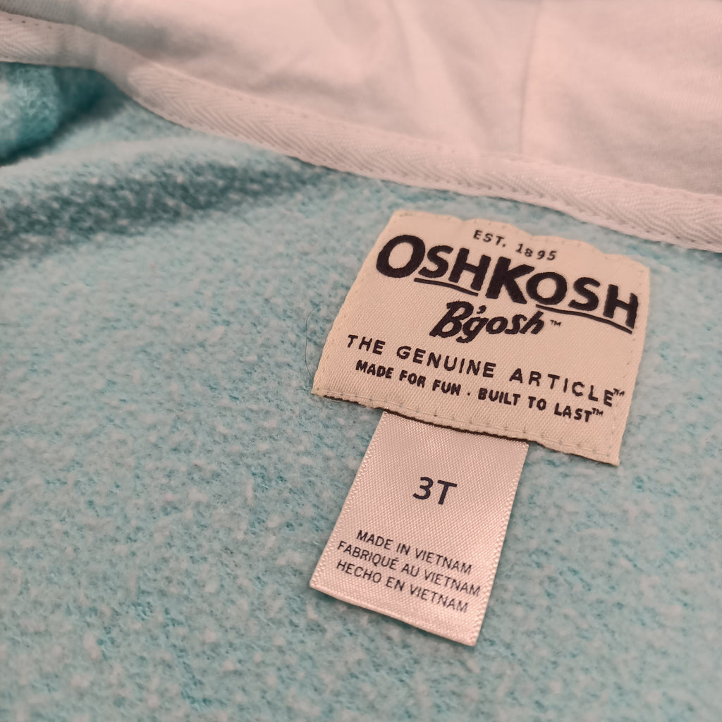 OSHKOSH zip hoodie size 3yrs unisex