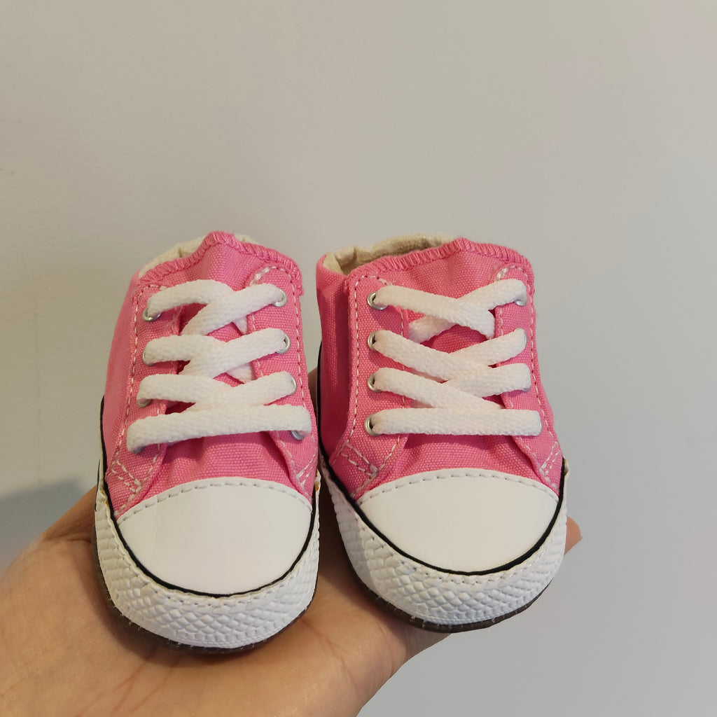 CONVERSE Chuck Taylor All Star Cribster size 3-6m baby shoes pink