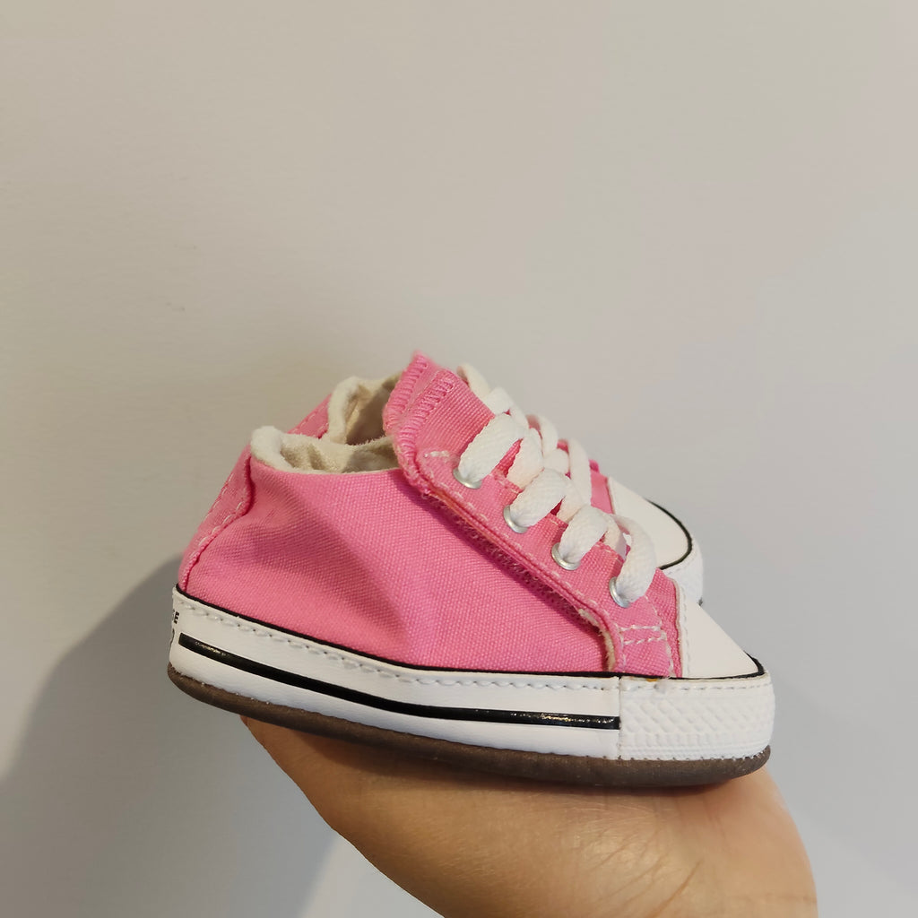 CONVERSE Chuck Taylor All Star Cribster size 3-6m baby shoes pink