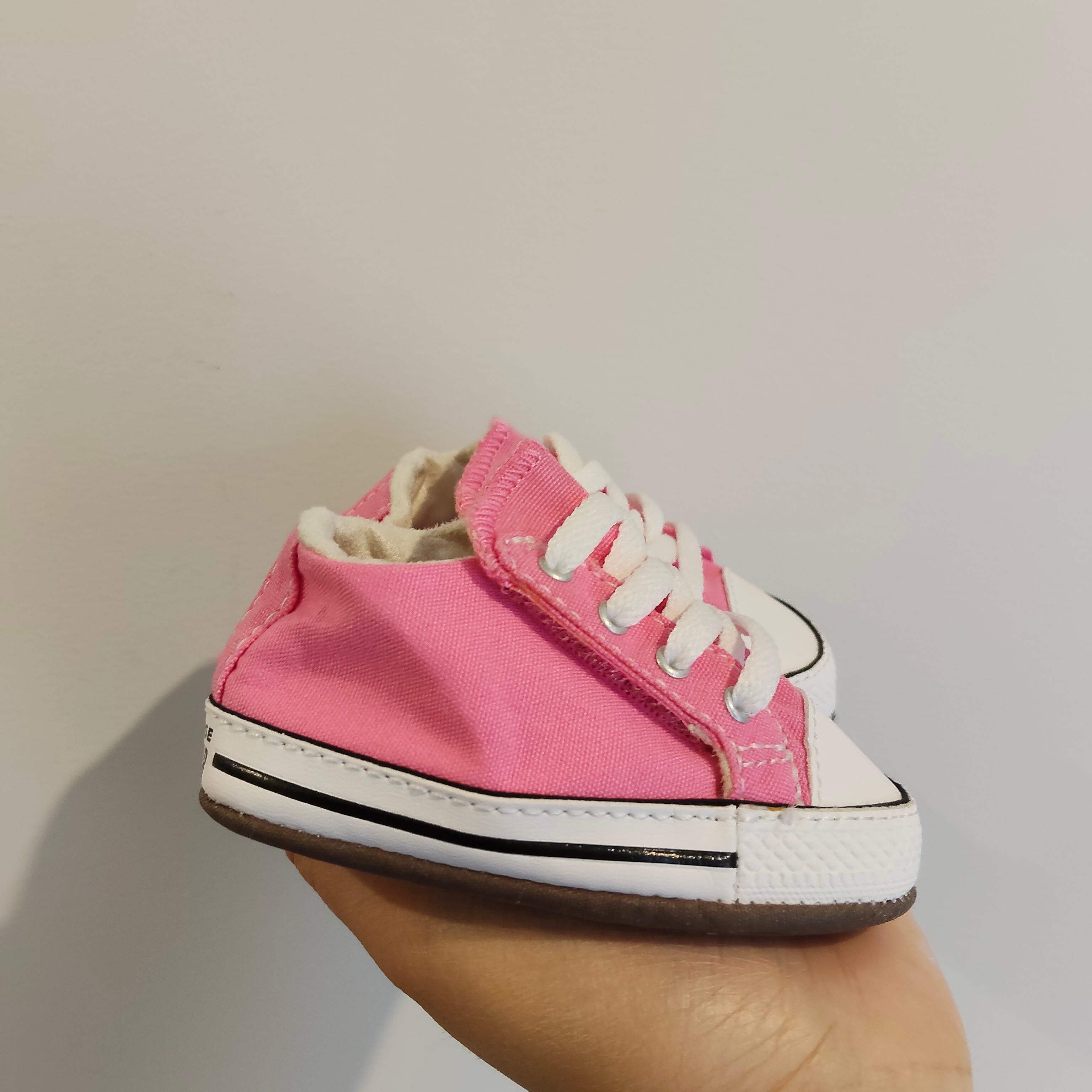 CONVERSE Chuck Taylor All Star Cribster size 3-6m baby shoes pink
