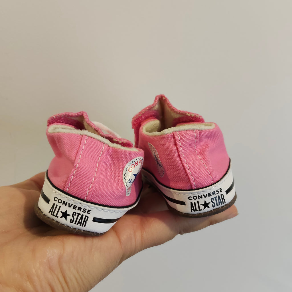 CONVERSE Chuck Taylor All Star Cribster size 3-6m baby shoes pink