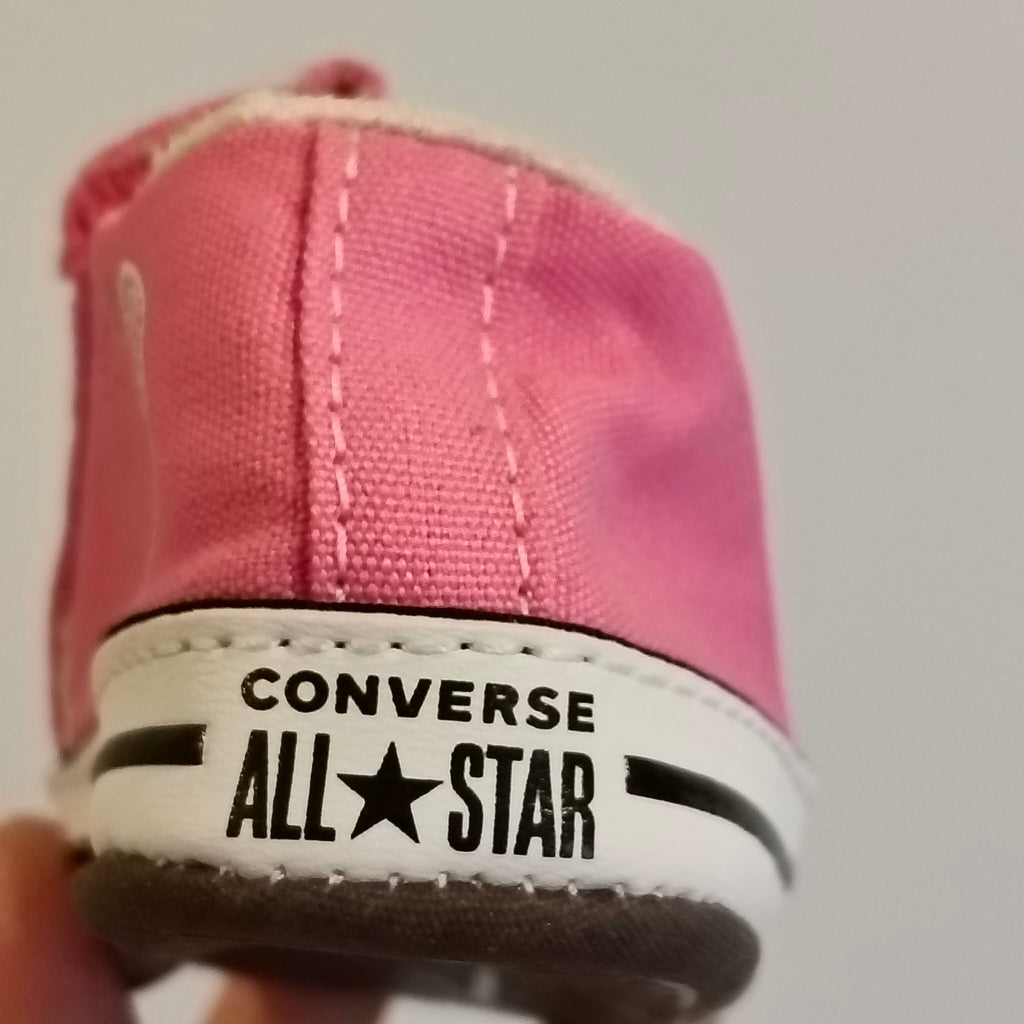 CONVERSE Chuck Taylor All Star Cribster size 3-6m baby shoes pink