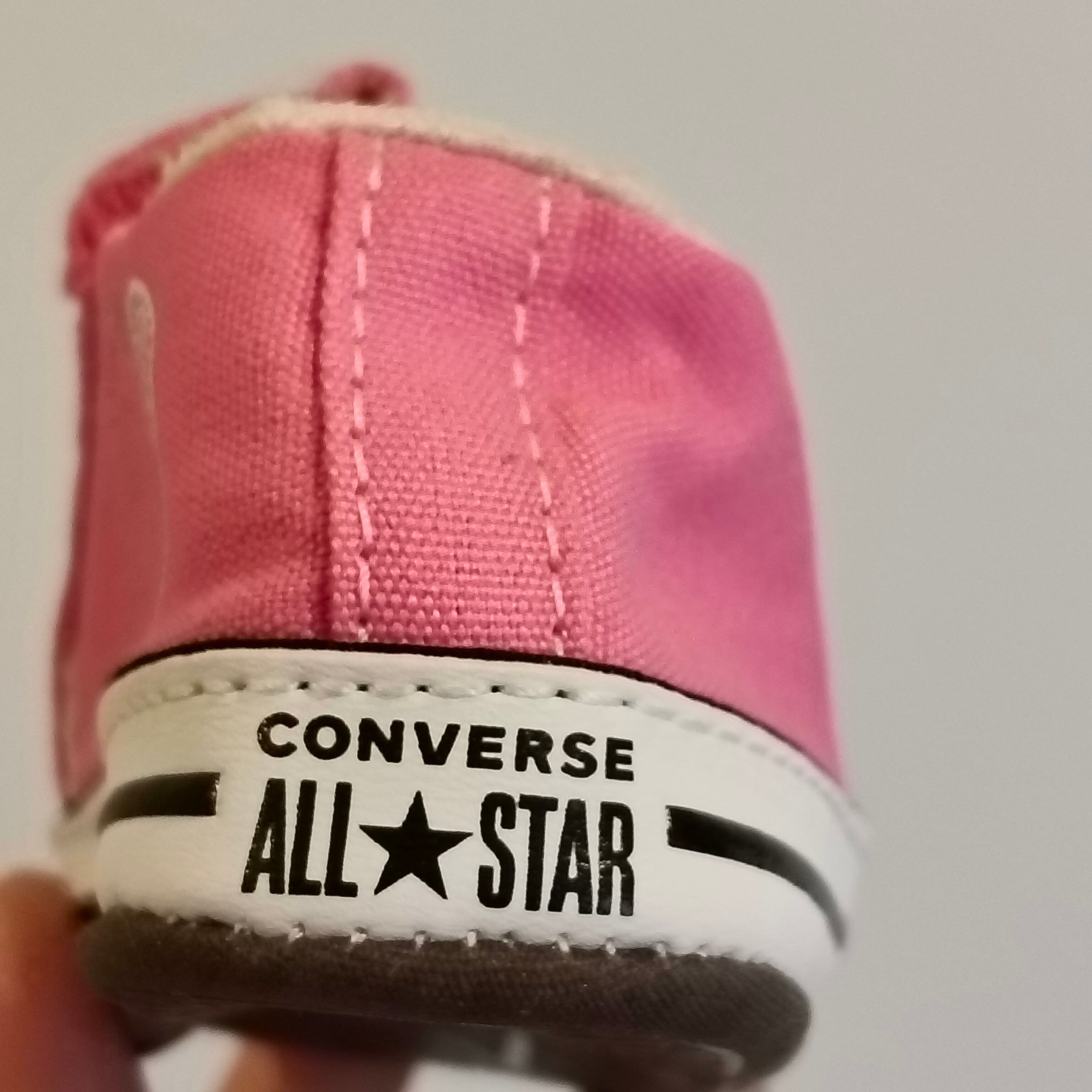 CONVERSE Chuck Taylor All Star Cribster size 3-6m baby shoes pink