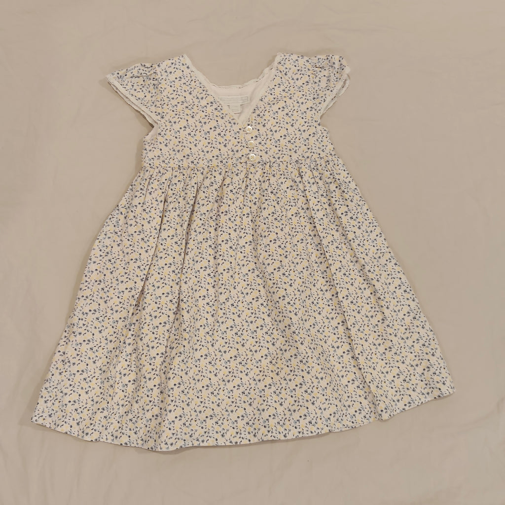 The Little White Company London 2-3yrs Girls Floral Smock Dress