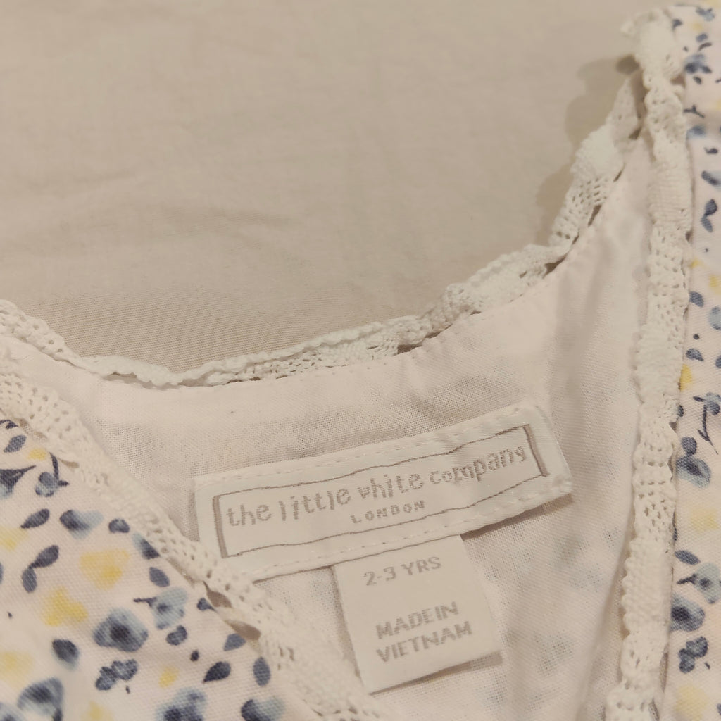 The Little White Company London 2-3yrs Girls Floral Smock Dress