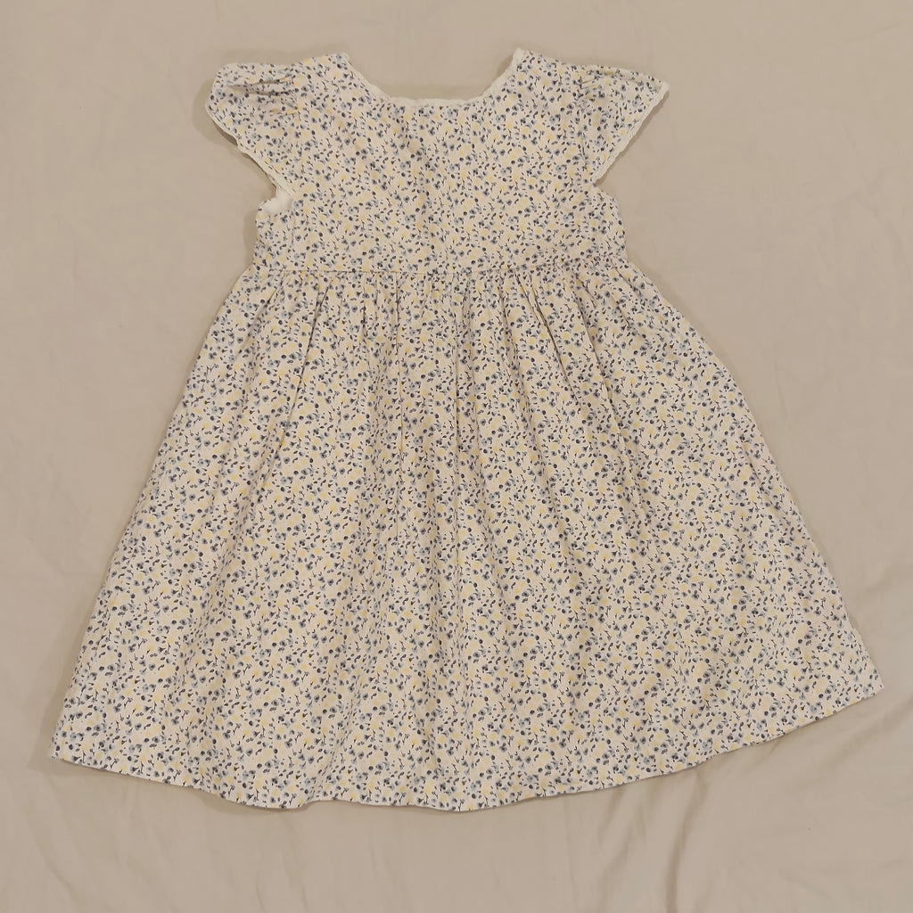 The Little White Company London 2-3yrs Girls Floral Smock Dress