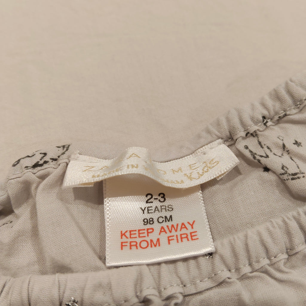 ZARA top size 2-3yrs girls