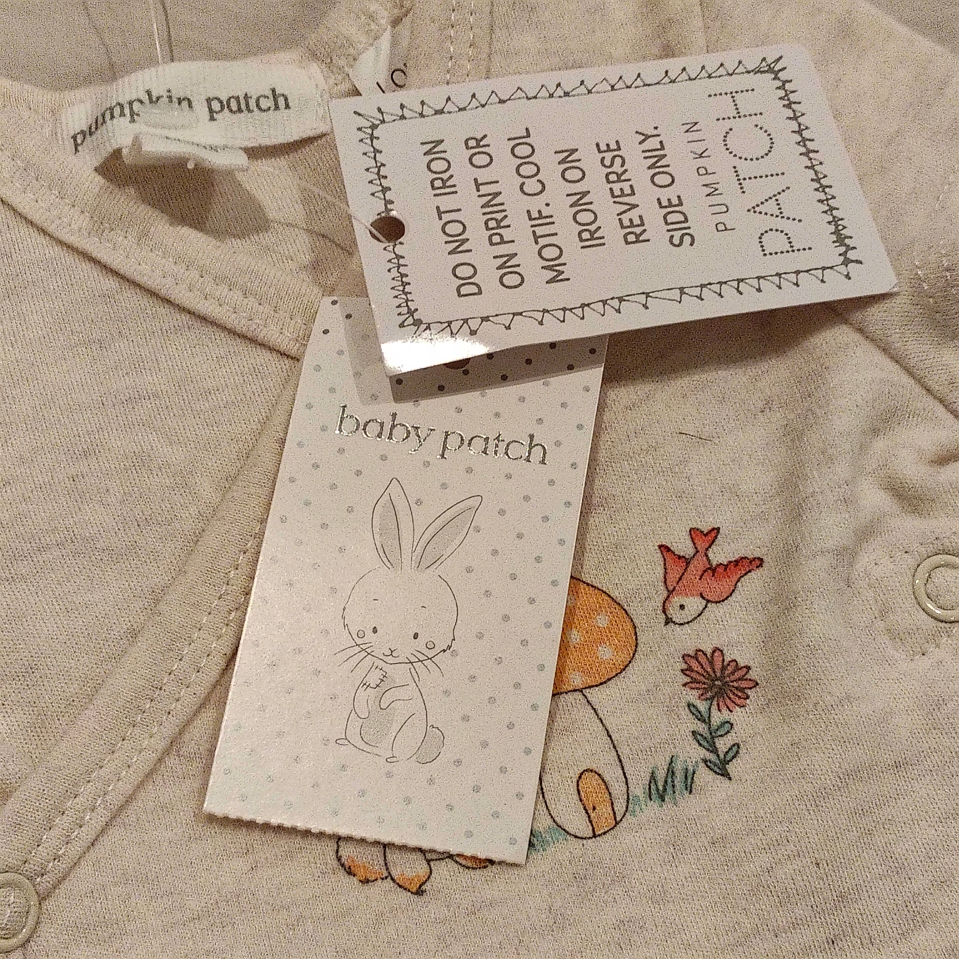 New PUMPKIN PATCH 2pk crossover bodysuits size Prem baby