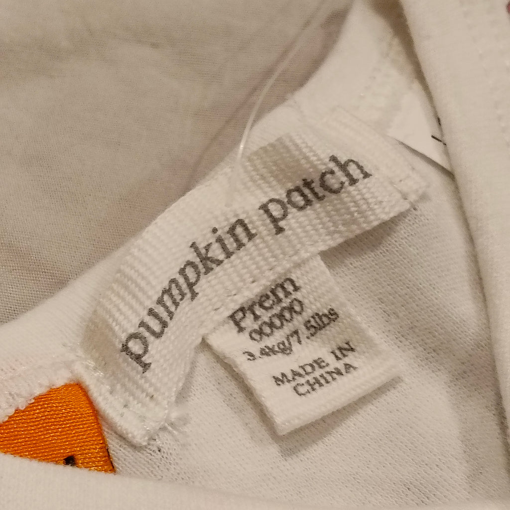 New PUMPKIN PATCH 2pk crossover bodysuits size Prem baby