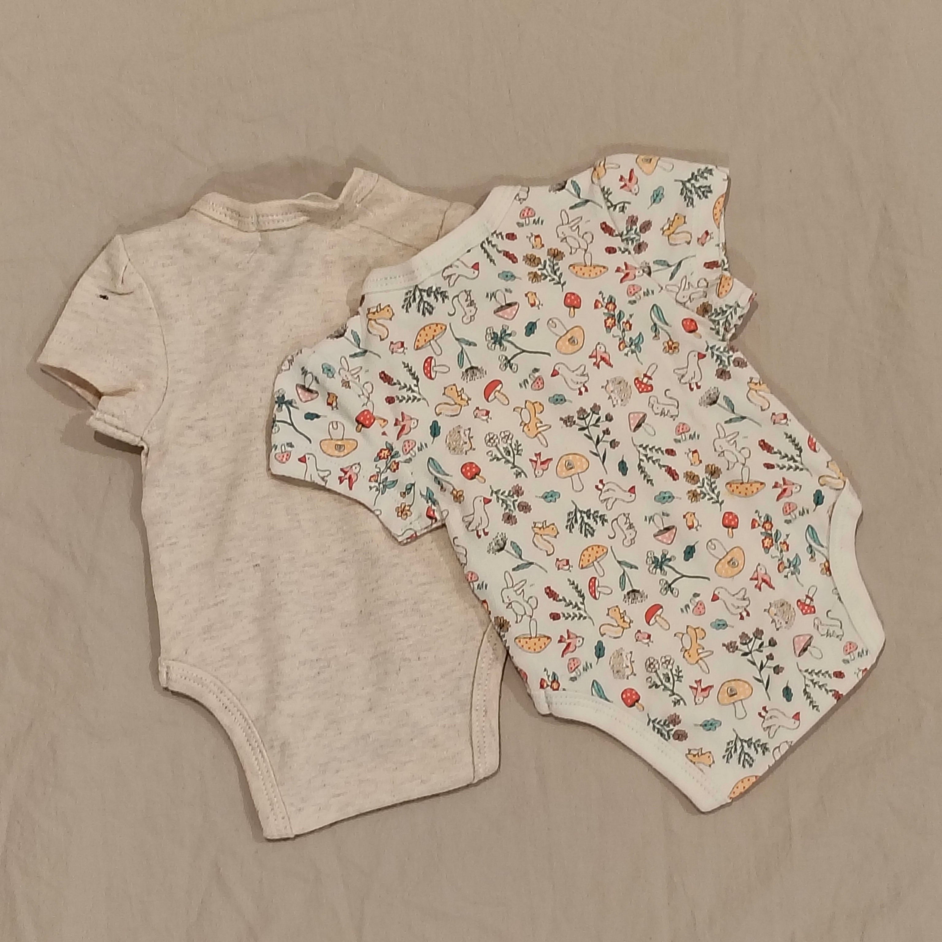 New PUMPKIN PATCH 2pk crossover bodysuits size Prem baby