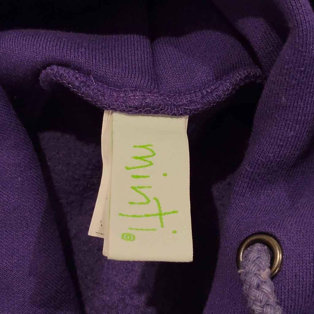 MINTI sleeveless hoodie size 4yrs girls purple