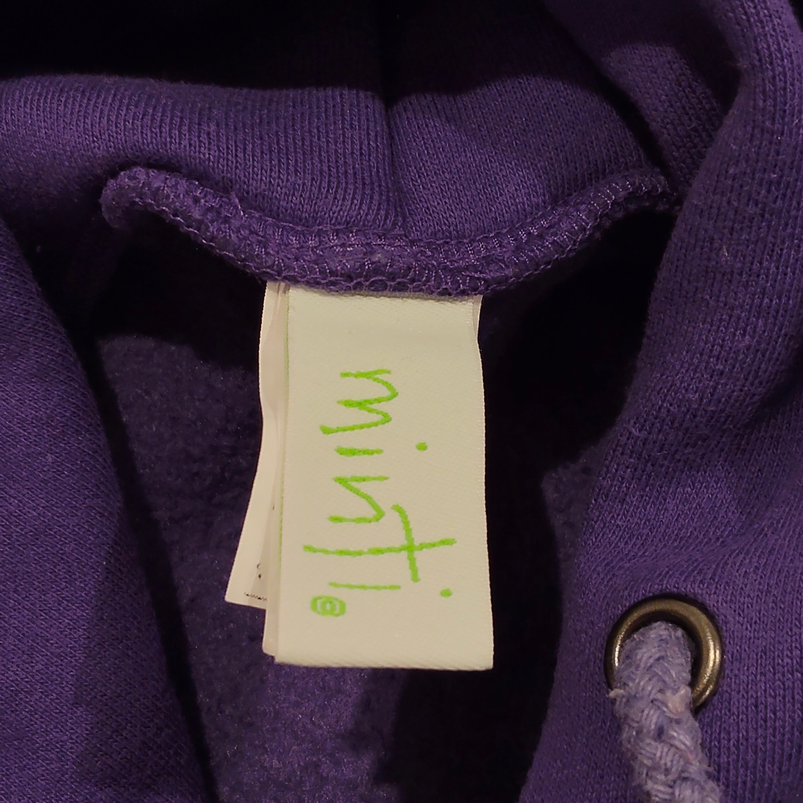MINTI sleeveless hoodie size 4yrs girls purple