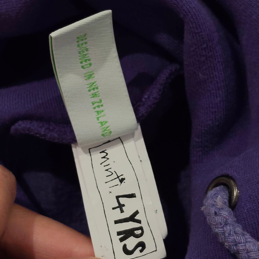 MINTI sleeveless hoodie size 4yrs girls purple