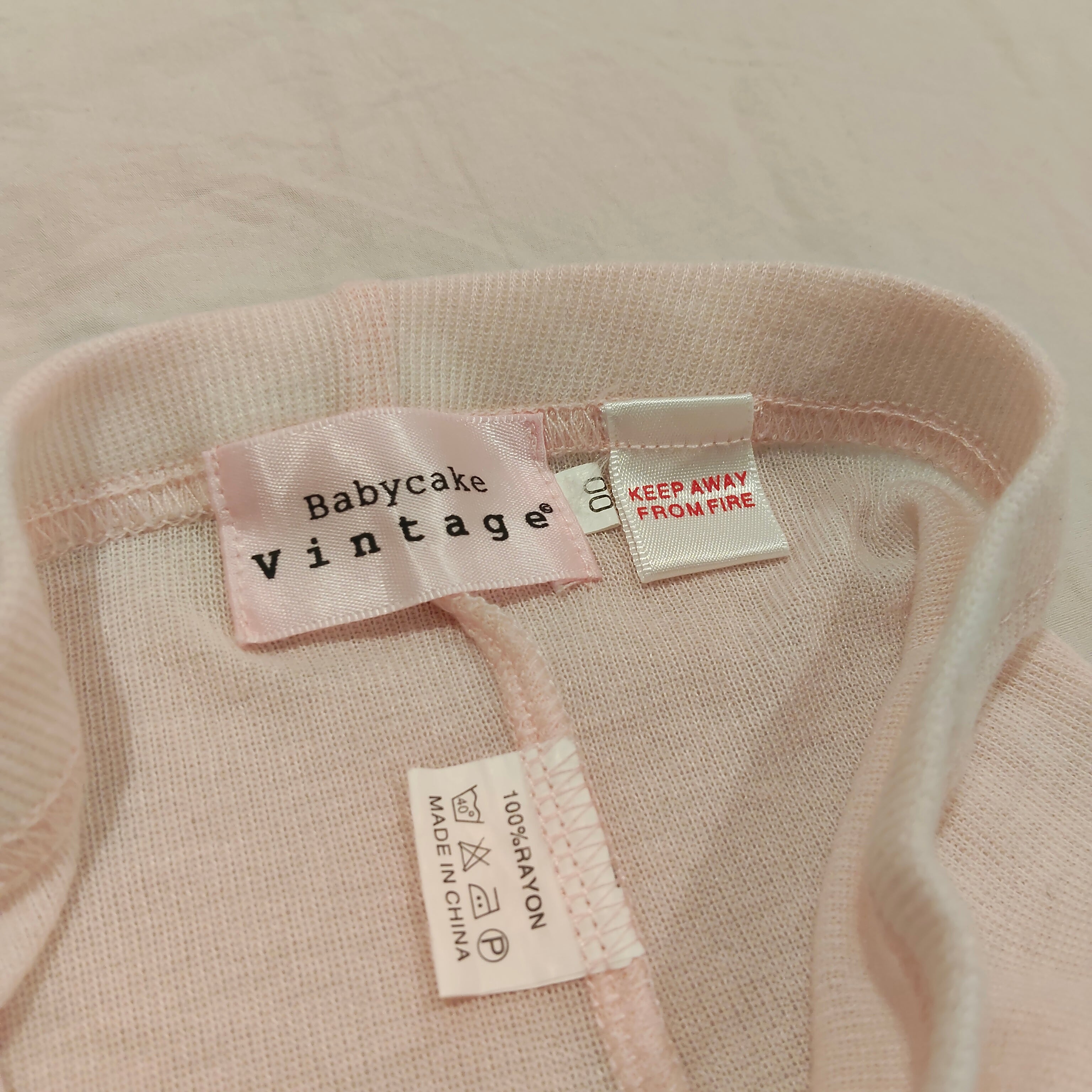 Babycake Vintage leggings size 3m baby girls