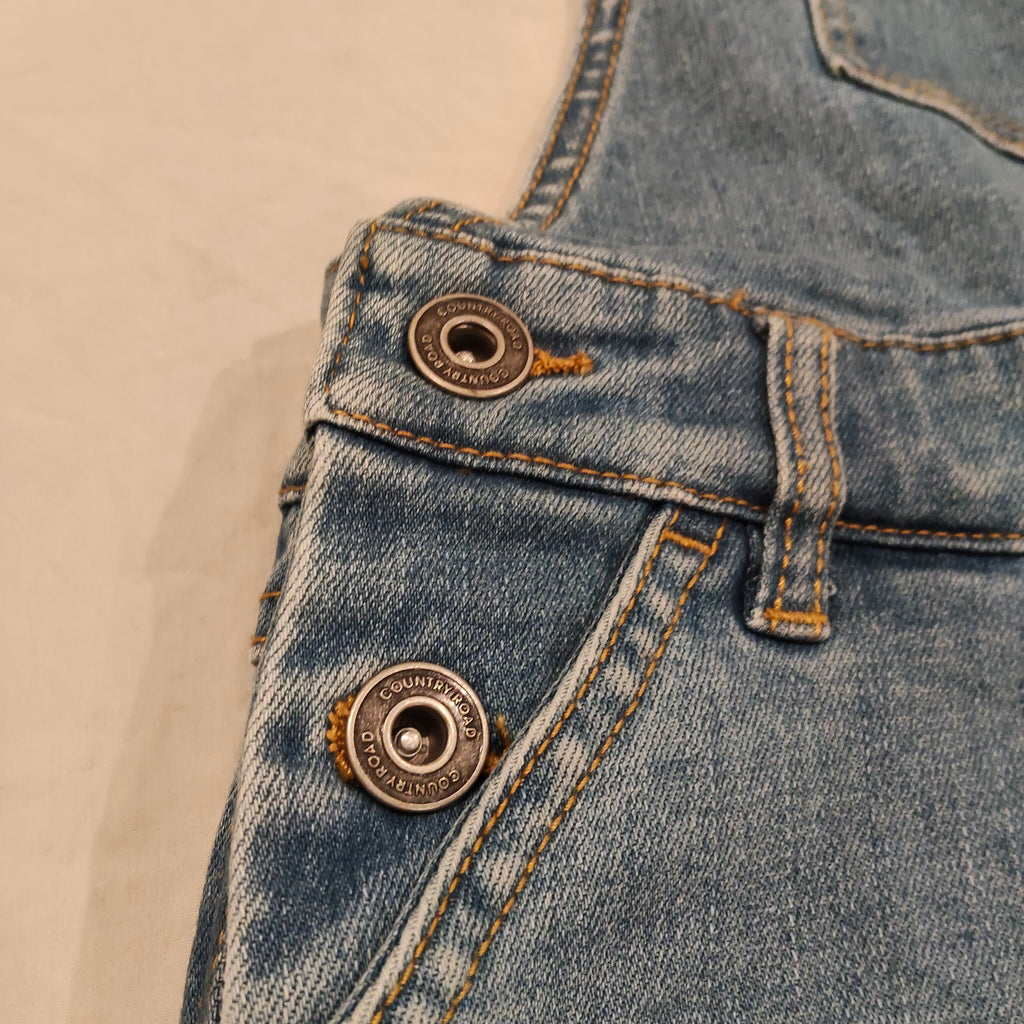 COUNTRY ROAD denim overall size 4 unisex