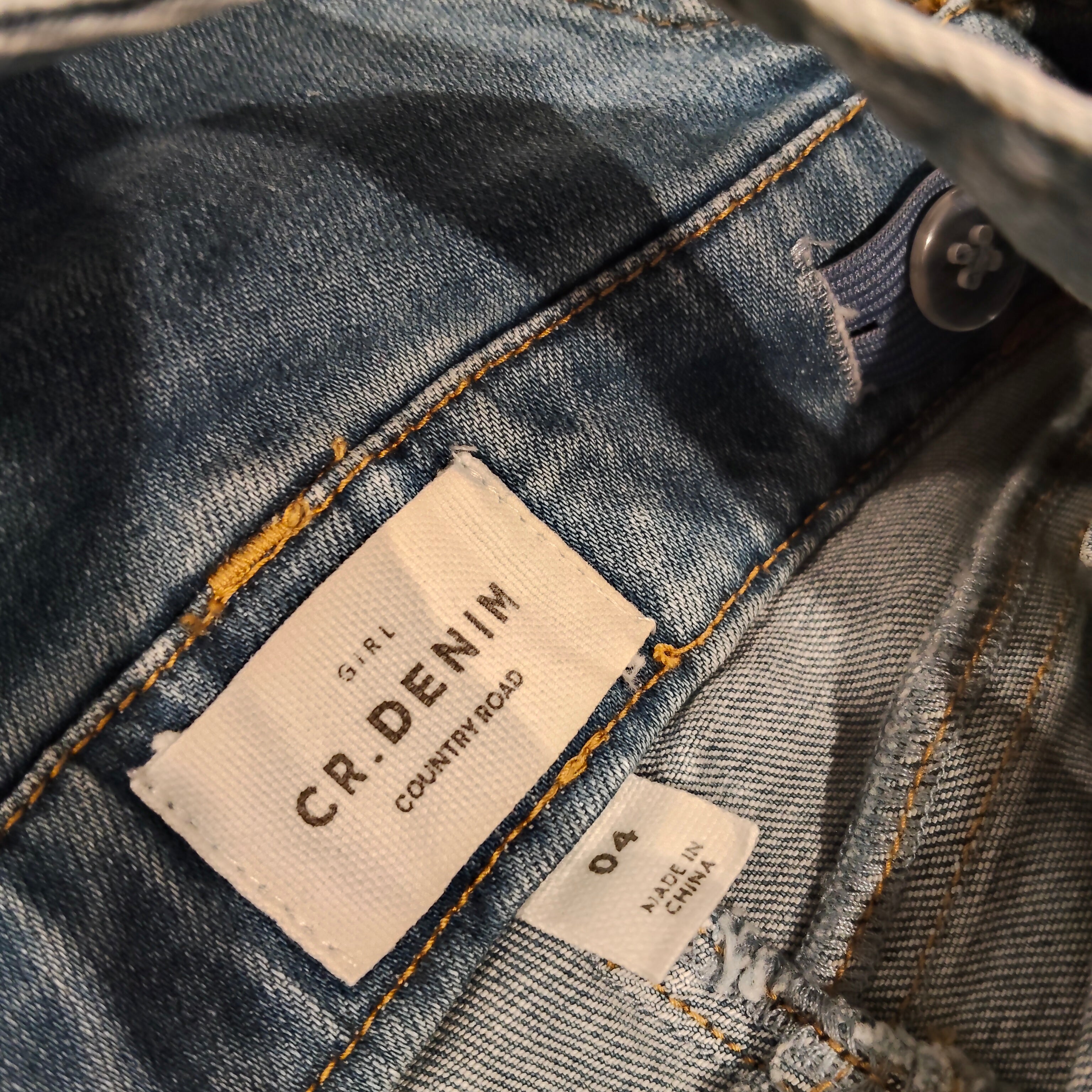 COUNTRY ROAD denim overall size 4 unisex