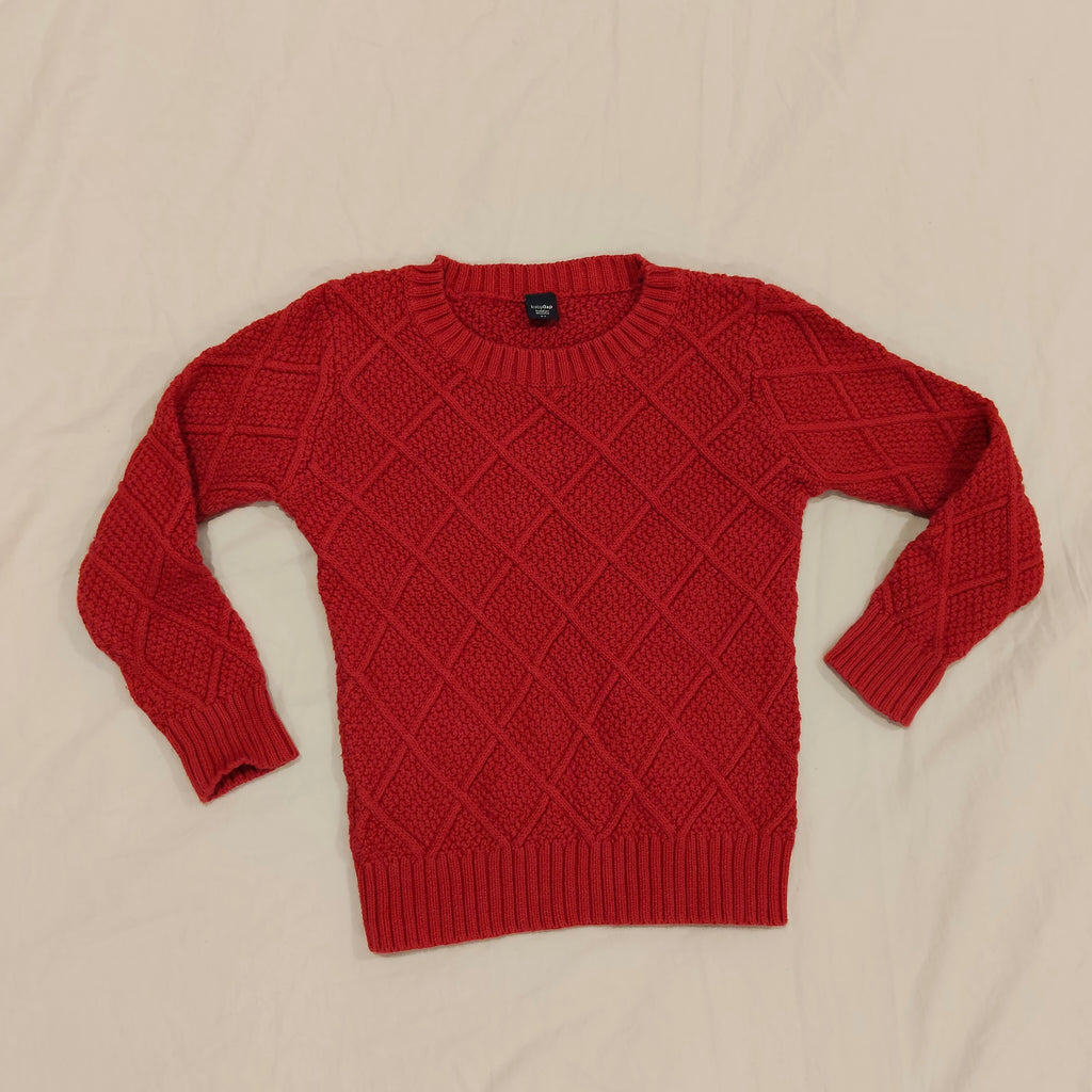GAP knit jumper size 5y unisex red colour