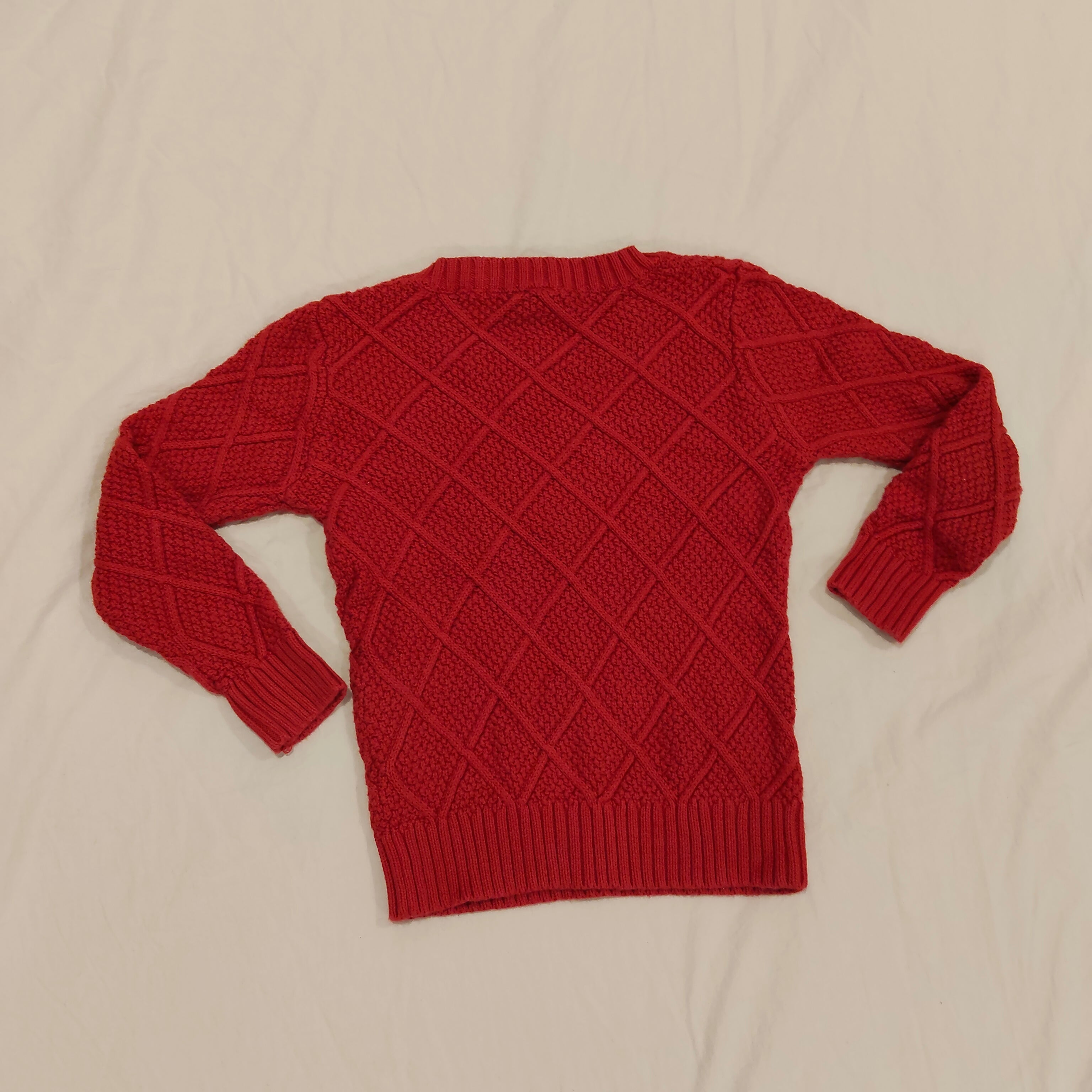 GAP knit jumper size 5y unisex red colour