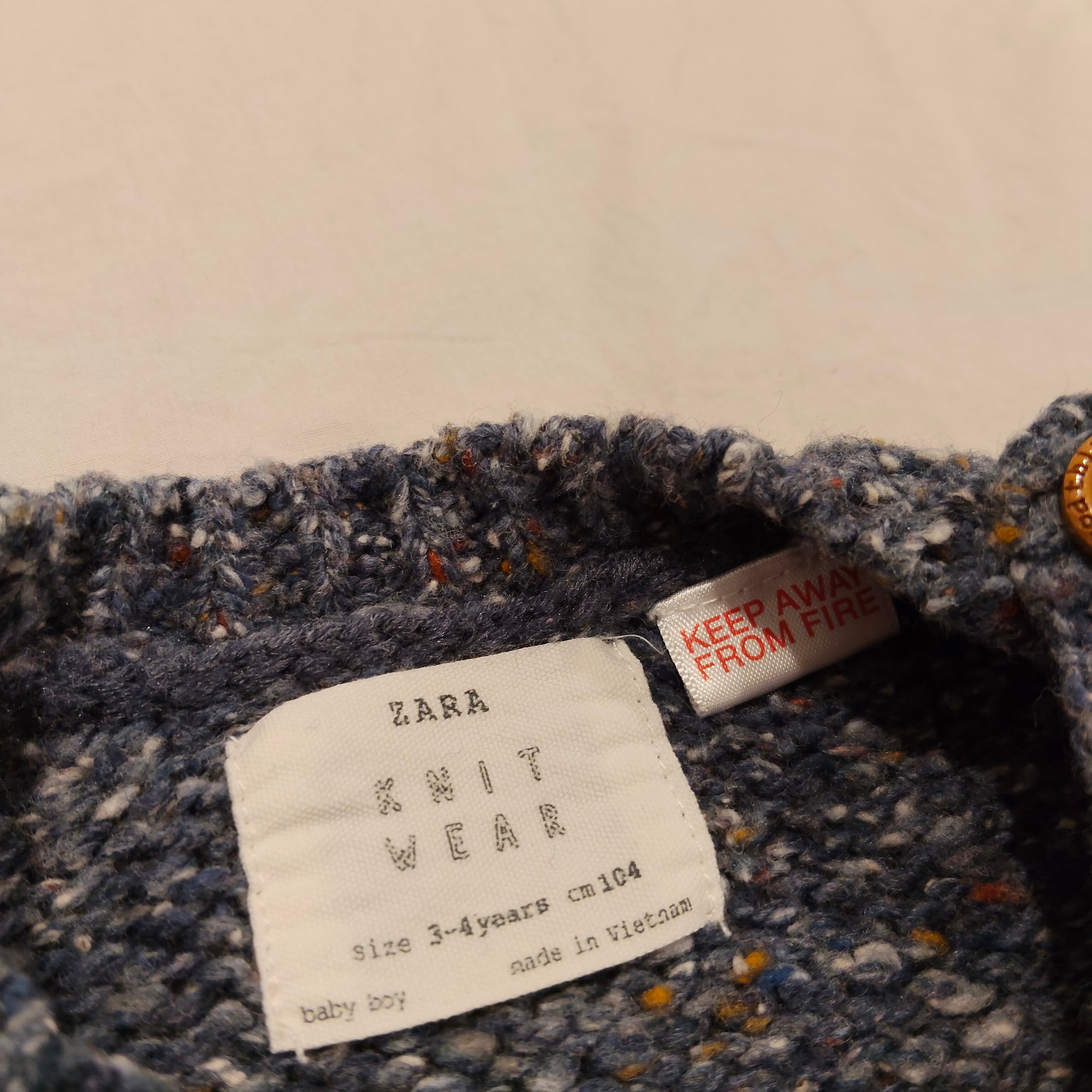 ZARA knit jumper size 3-4y unisex ALPES