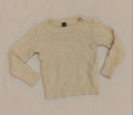 GAP knit jumper size 4yr unisex cream colour