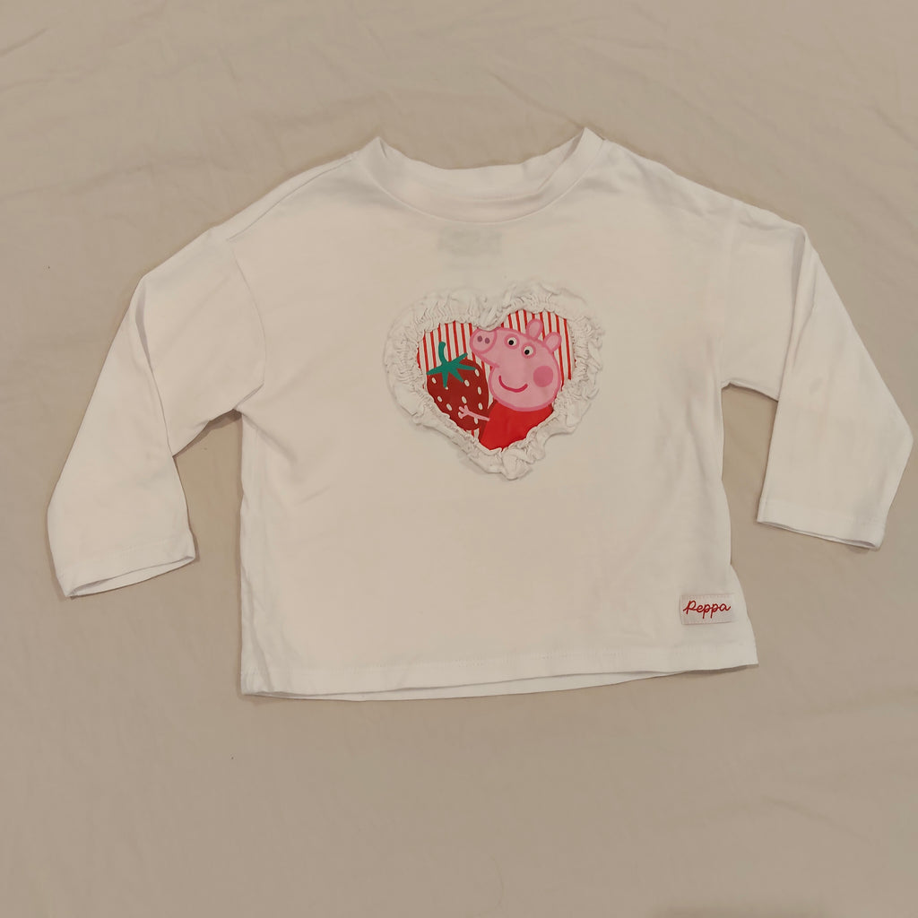 PEPPA PIG top size 2 girls long sleeve