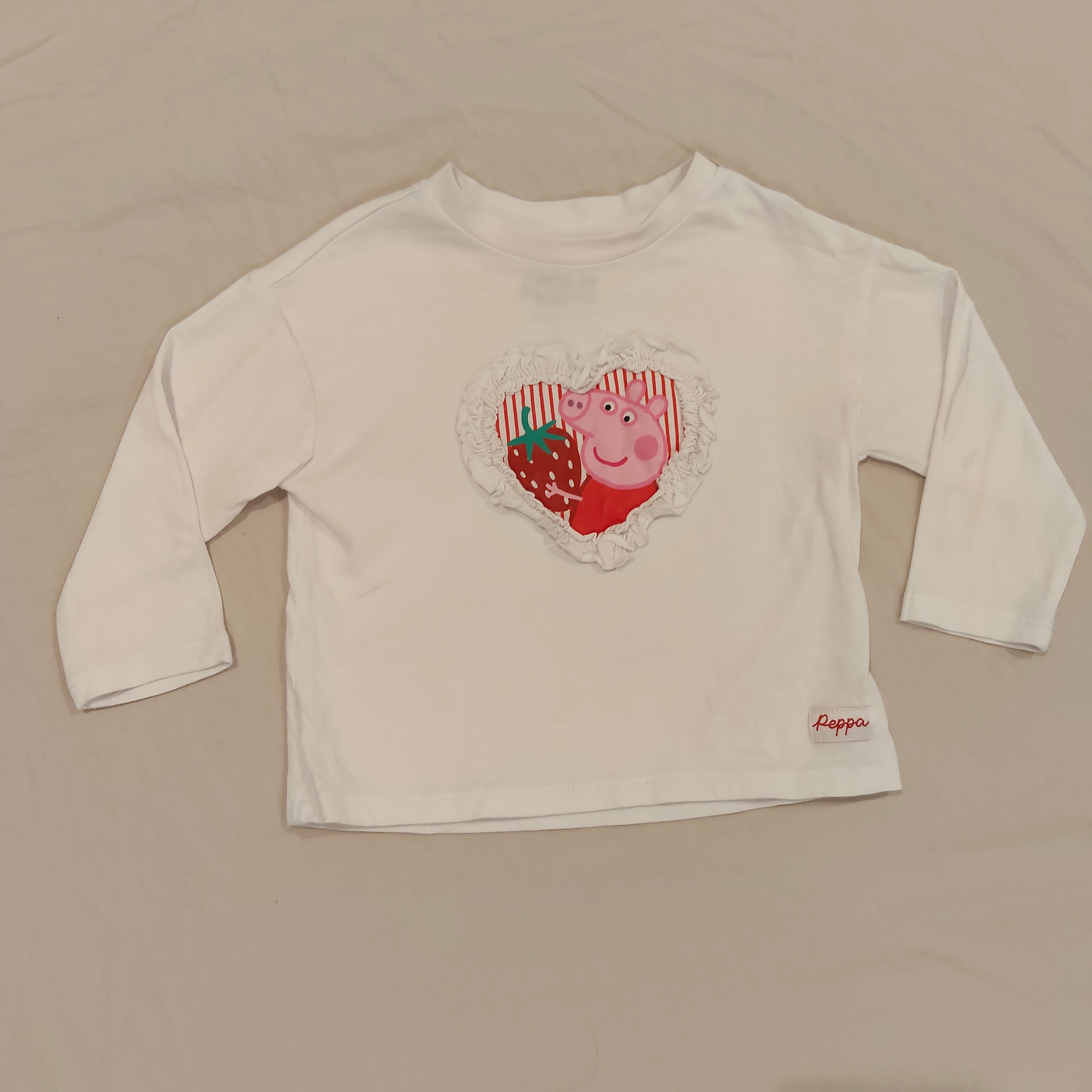 PEPPA PIG top size 2 girls long sleeve