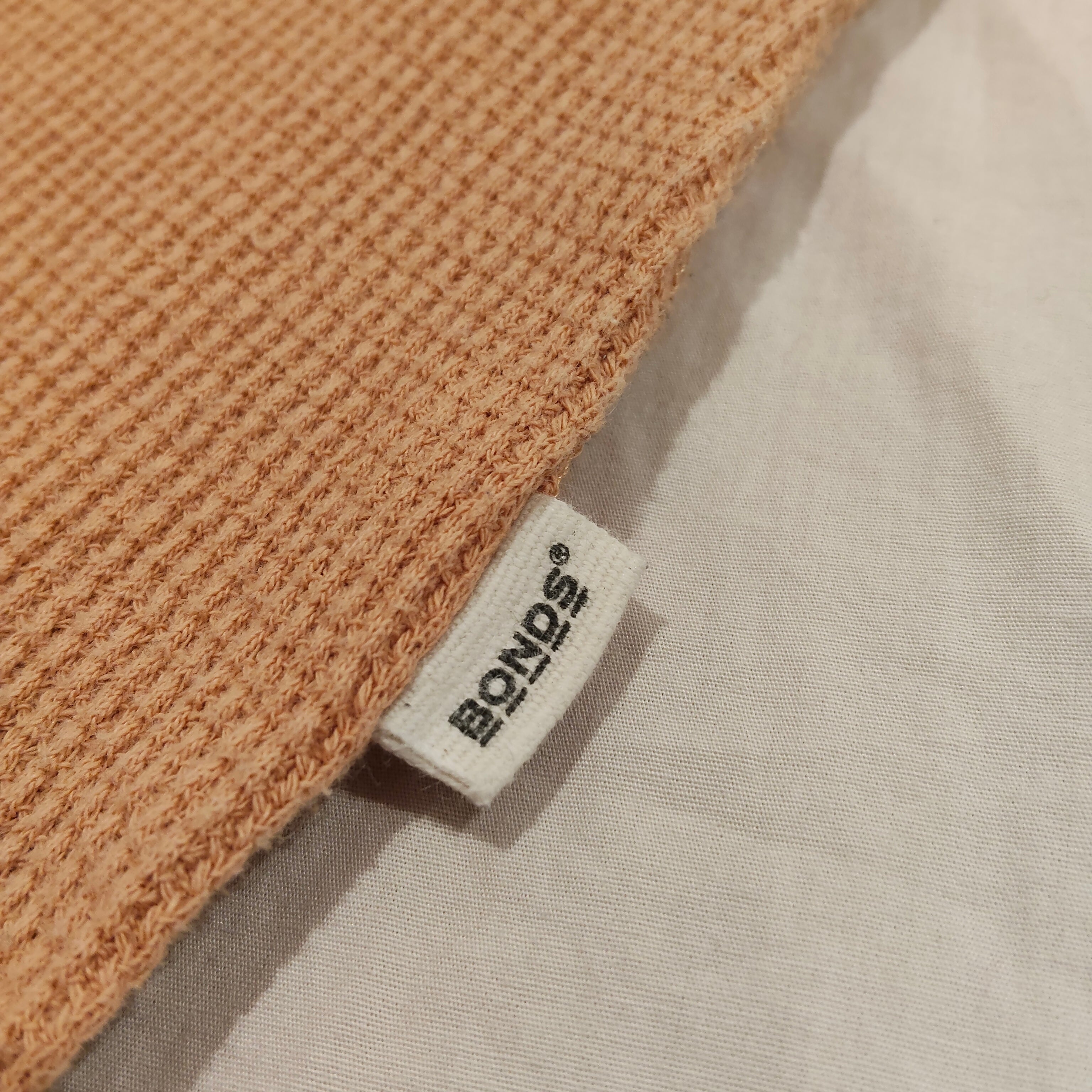 BONDS Overalls size 12-18m babies Colour Cinnamon Waffle