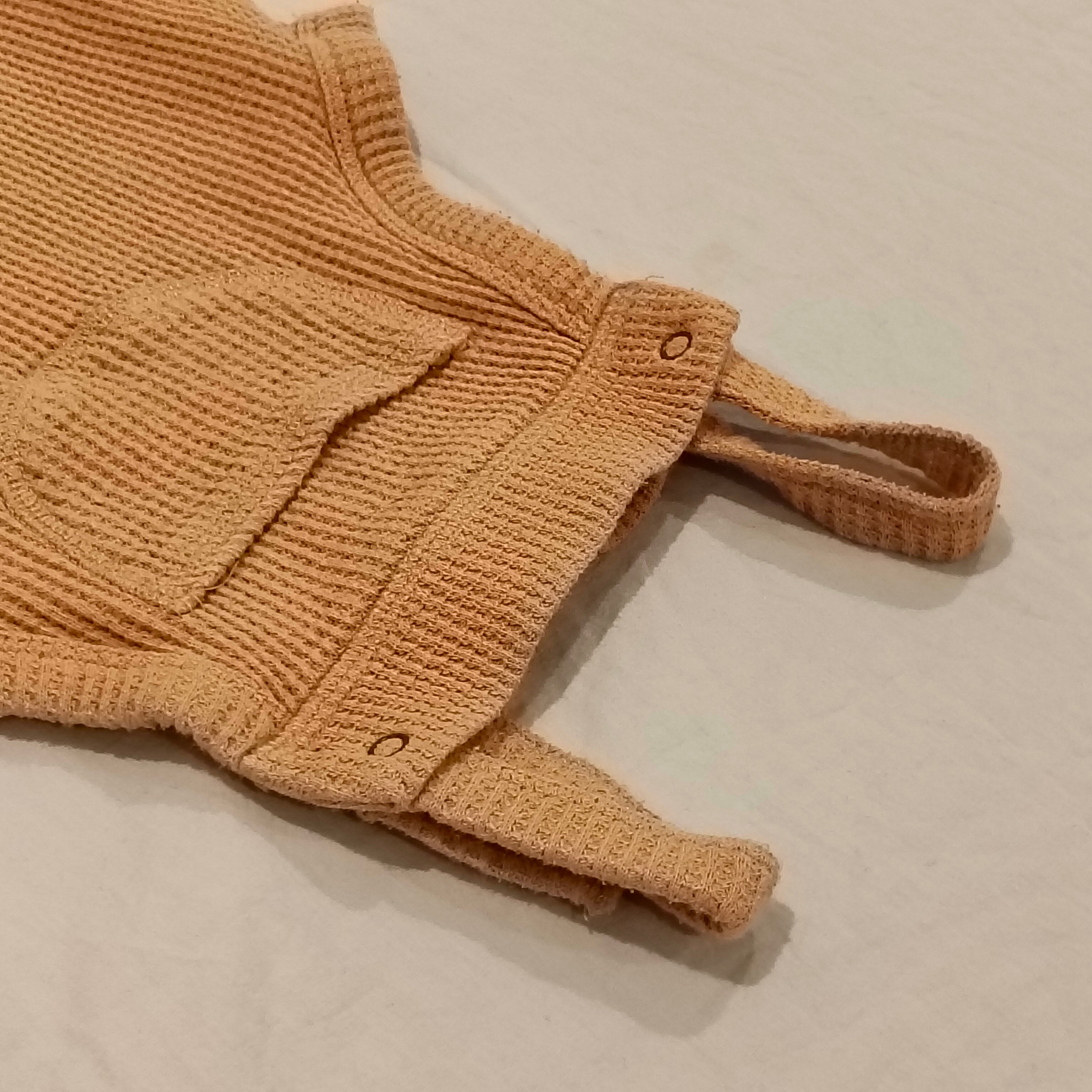BONDS Overalls size 12-18m babies Colour Cinnamon Waffle
