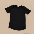 NATURE BABY 100% Merino size 3yrs unisex navy short sleeve