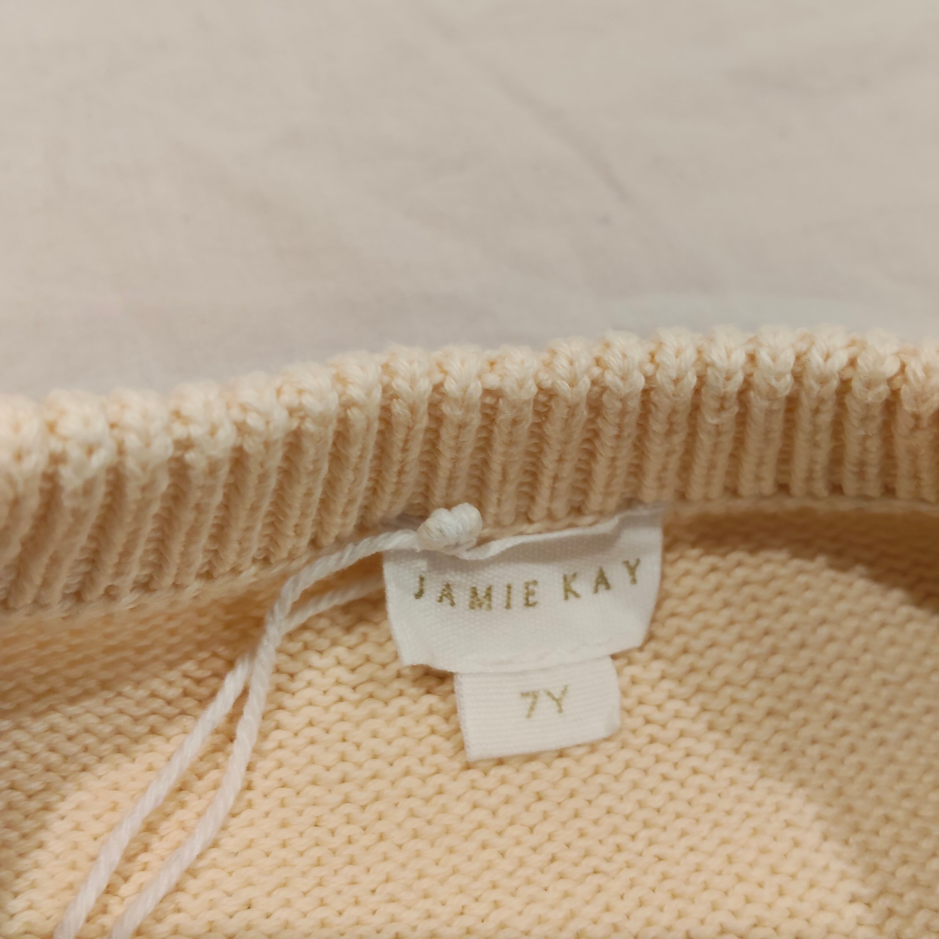 JAMIE KAY knit jumper size 7yrs girls Ava Peach