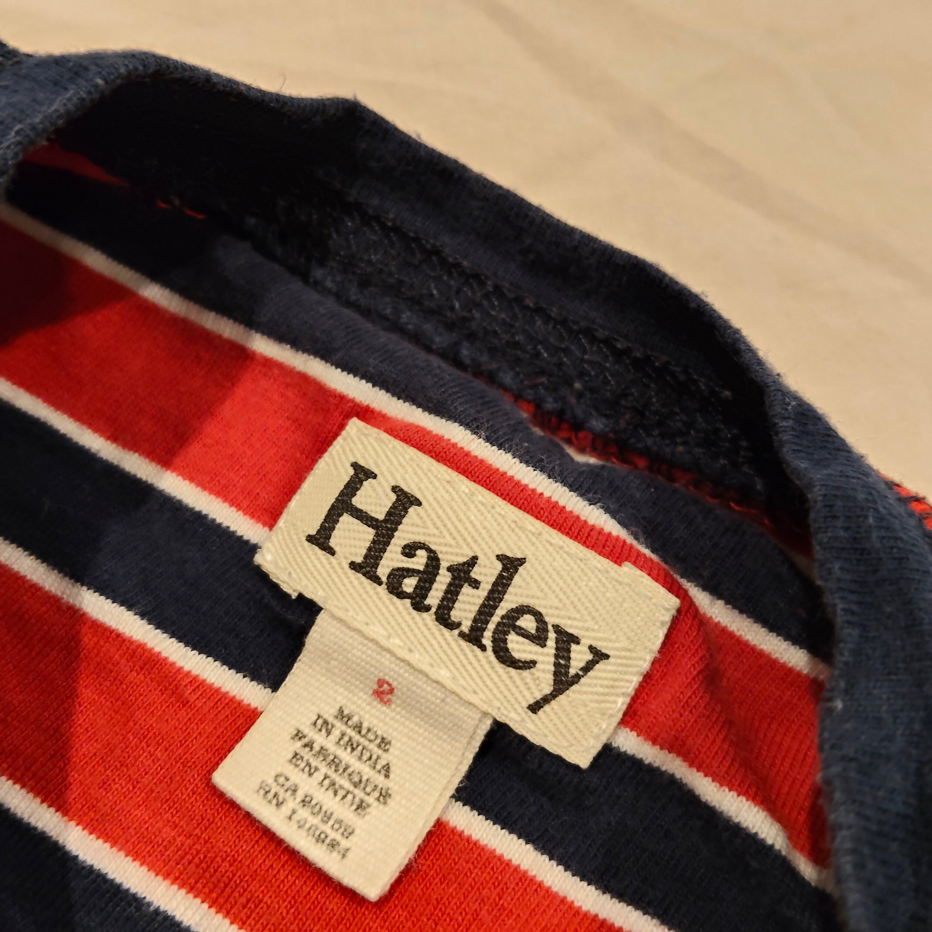 HATLEY tee size 2yrs boys short sleeve
