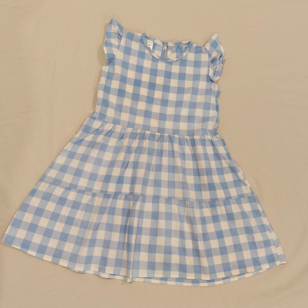 CARTER'S dress size 6 girls blue gingham
