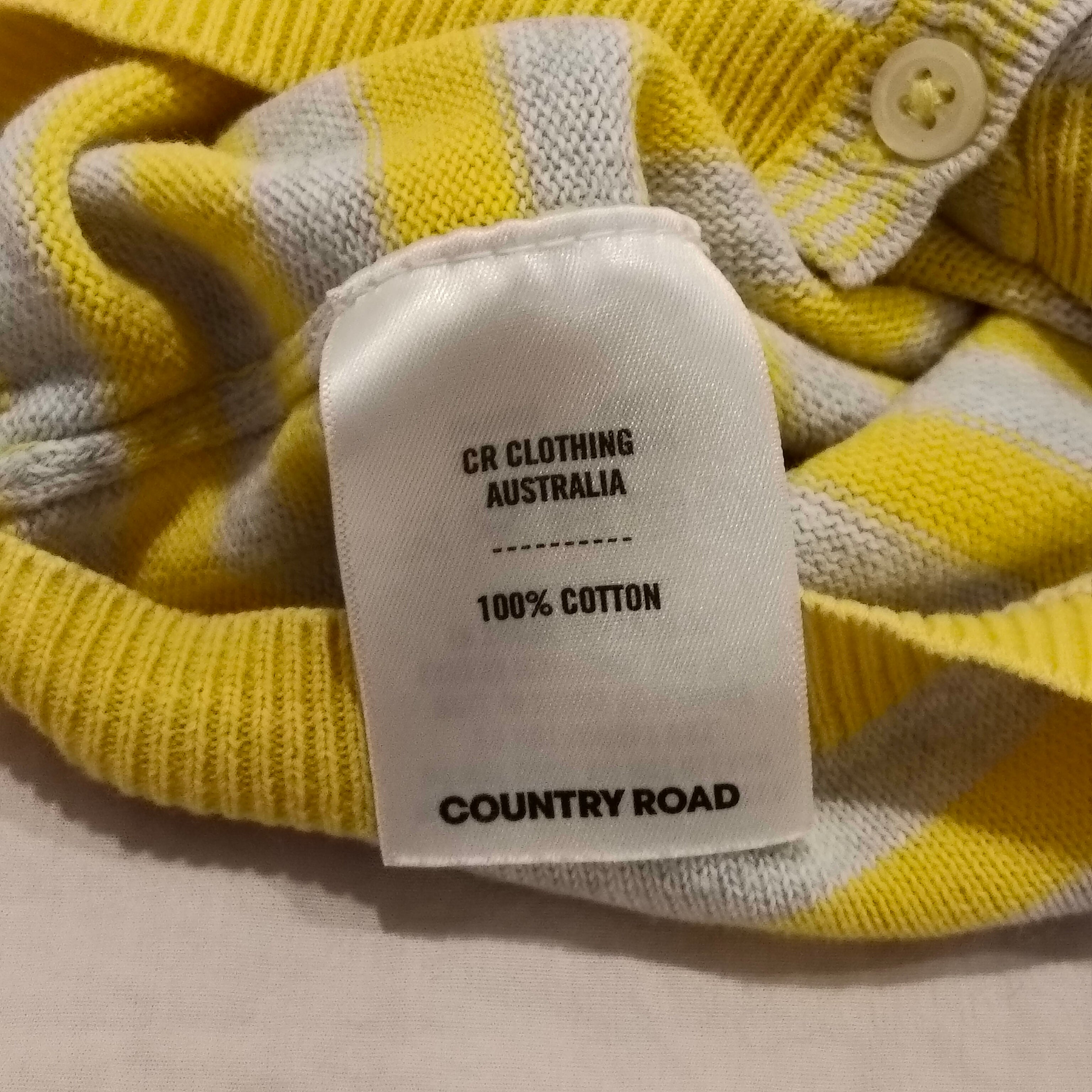 COUNTRY ROAD cardigan size 3yrs girls yellow tripes