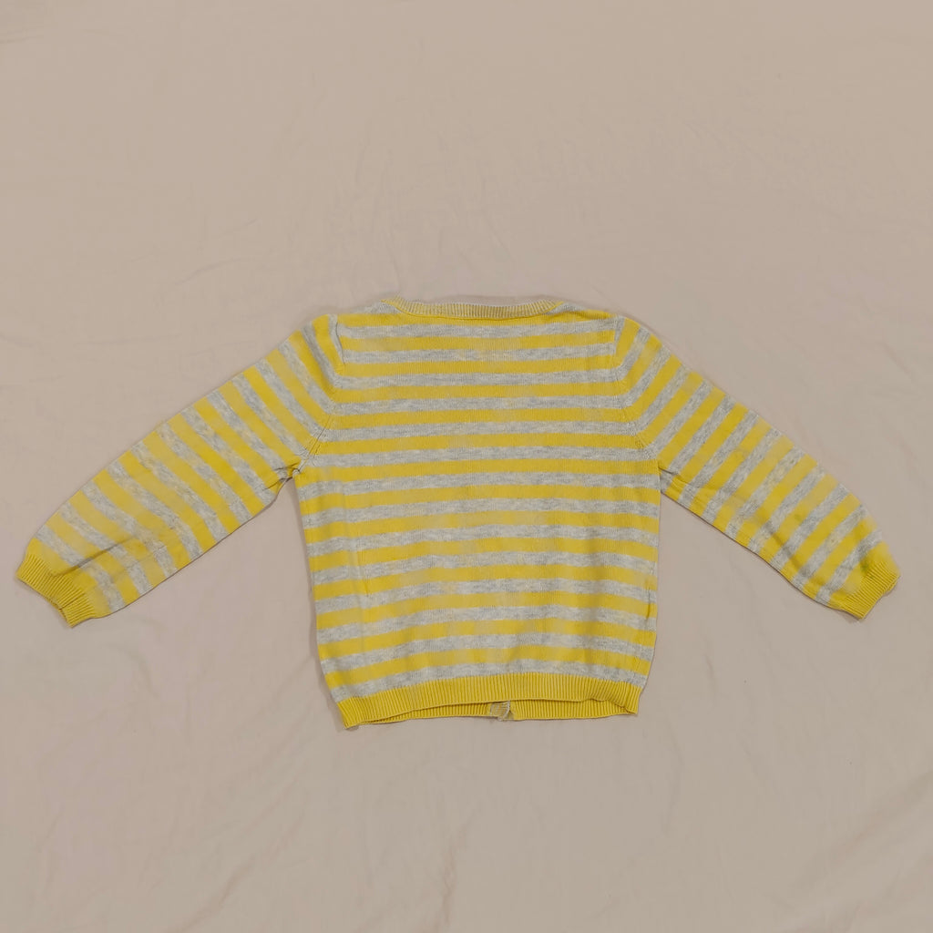 COUNTRY ROAD cardigan size 3yrs girls yellow tripes