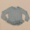 NORTH SOUTH 100% Merino top size 7yrs girls light blue