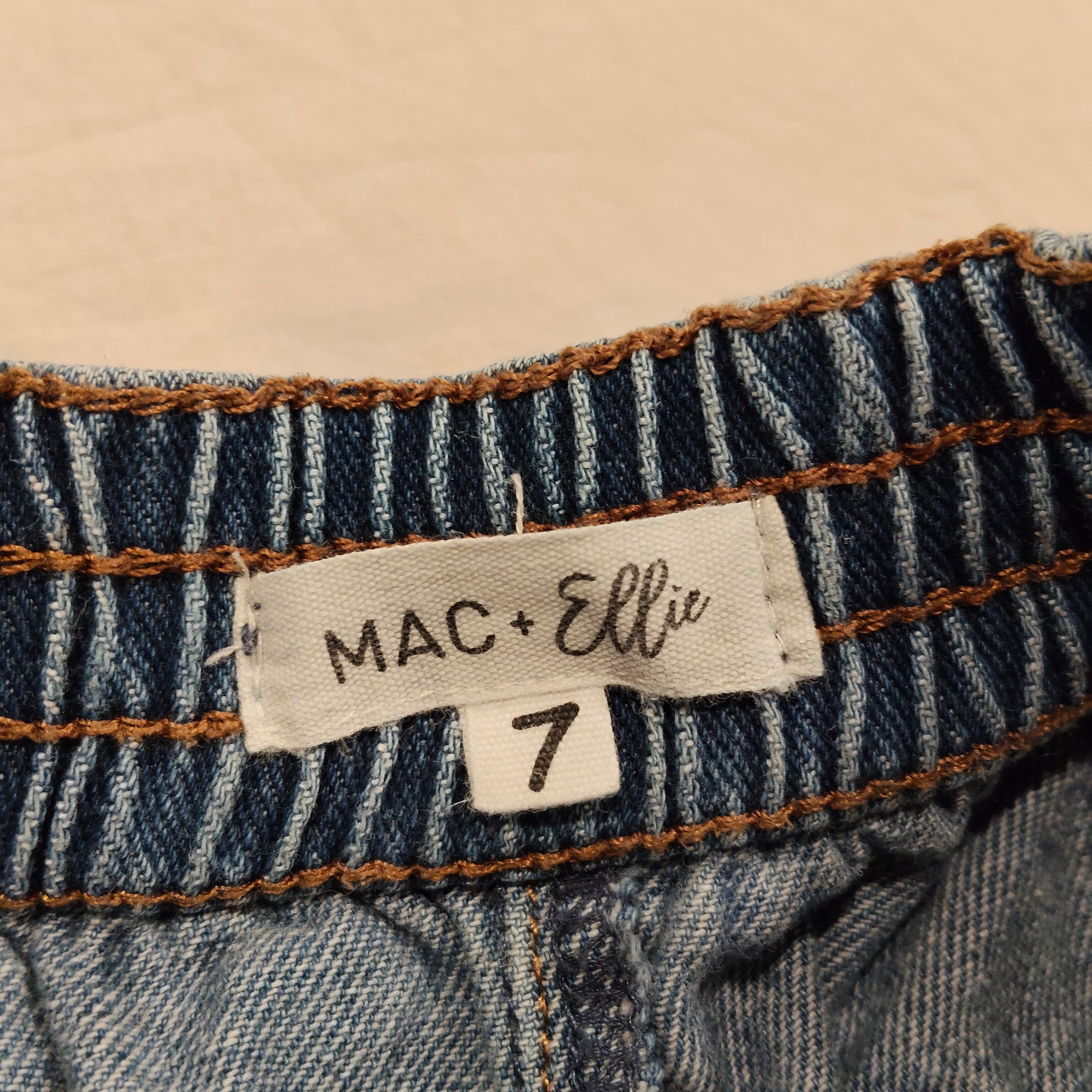 MAC + ELLIE denim shorts size 7 girls