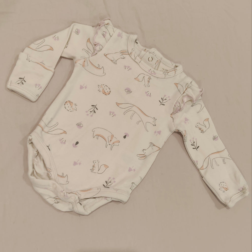 Little Bundle bodysuit size Newborn baby girls long sleeve