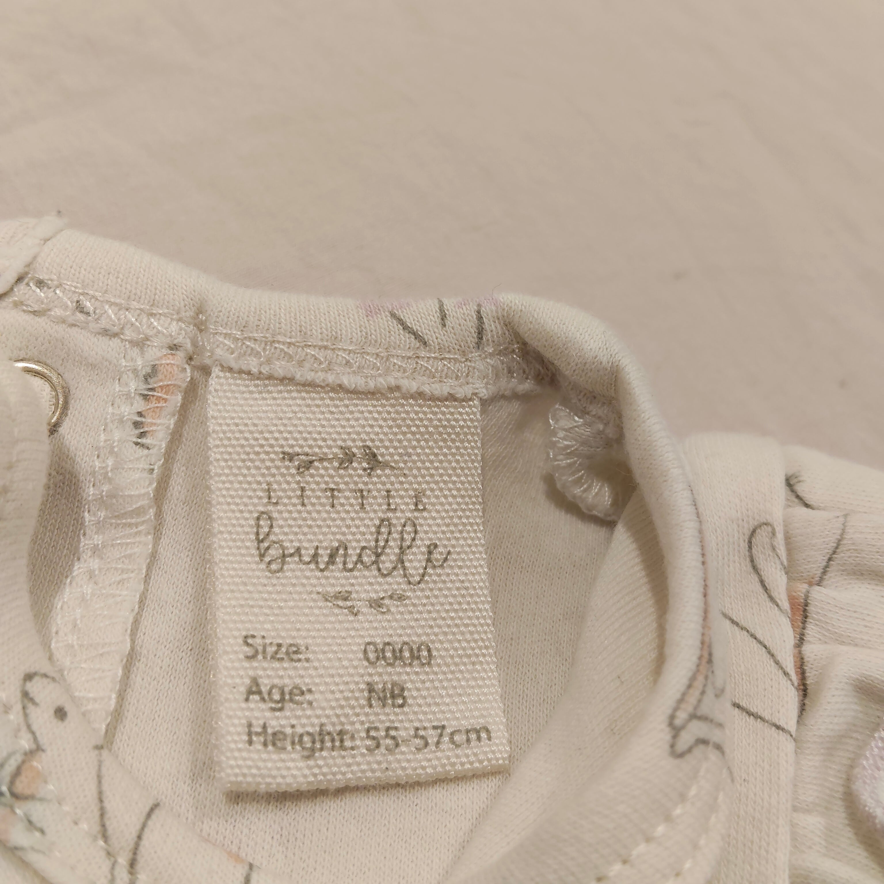 Little Bundle bodysuit size Newborn baby girls long sleeve