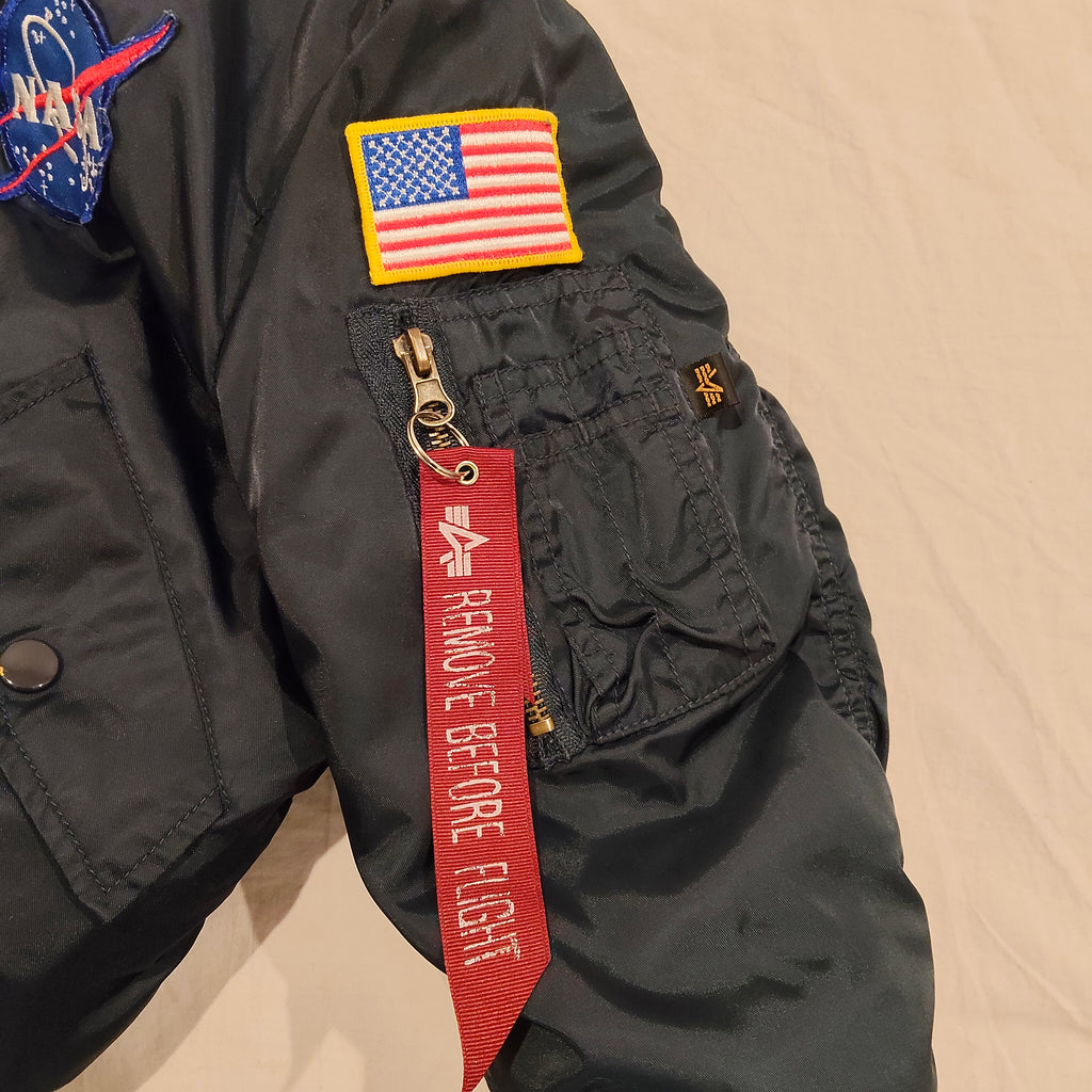 Alpha Industries NASA MA-1 Bomber Jacket size 8yrs boys YS