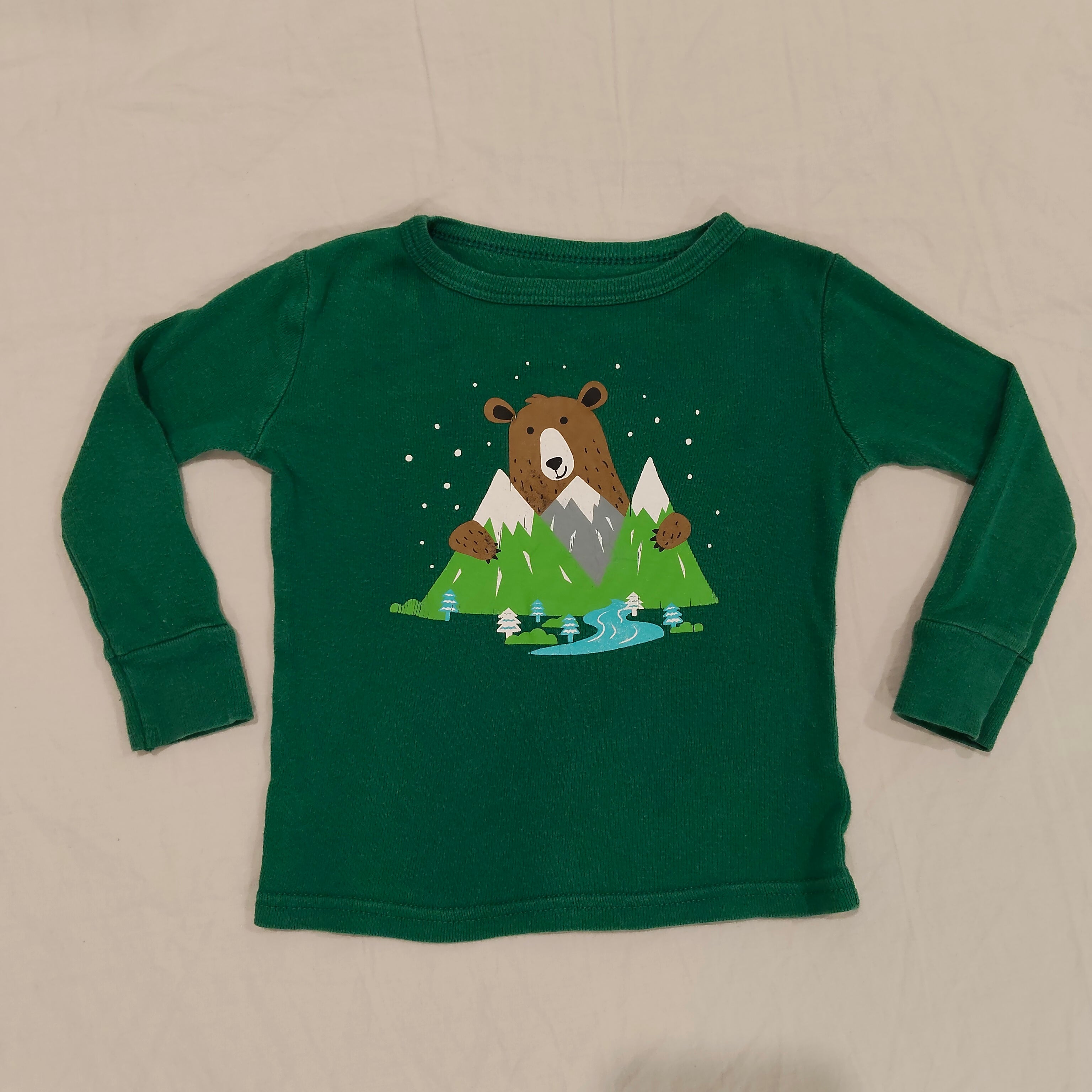 CAT & JACK top size 18M babies long sleeve green