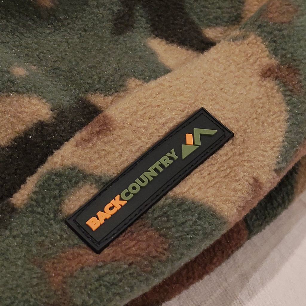 BACKCOUNTRY beanie size 3-7yrs camouflage fleece